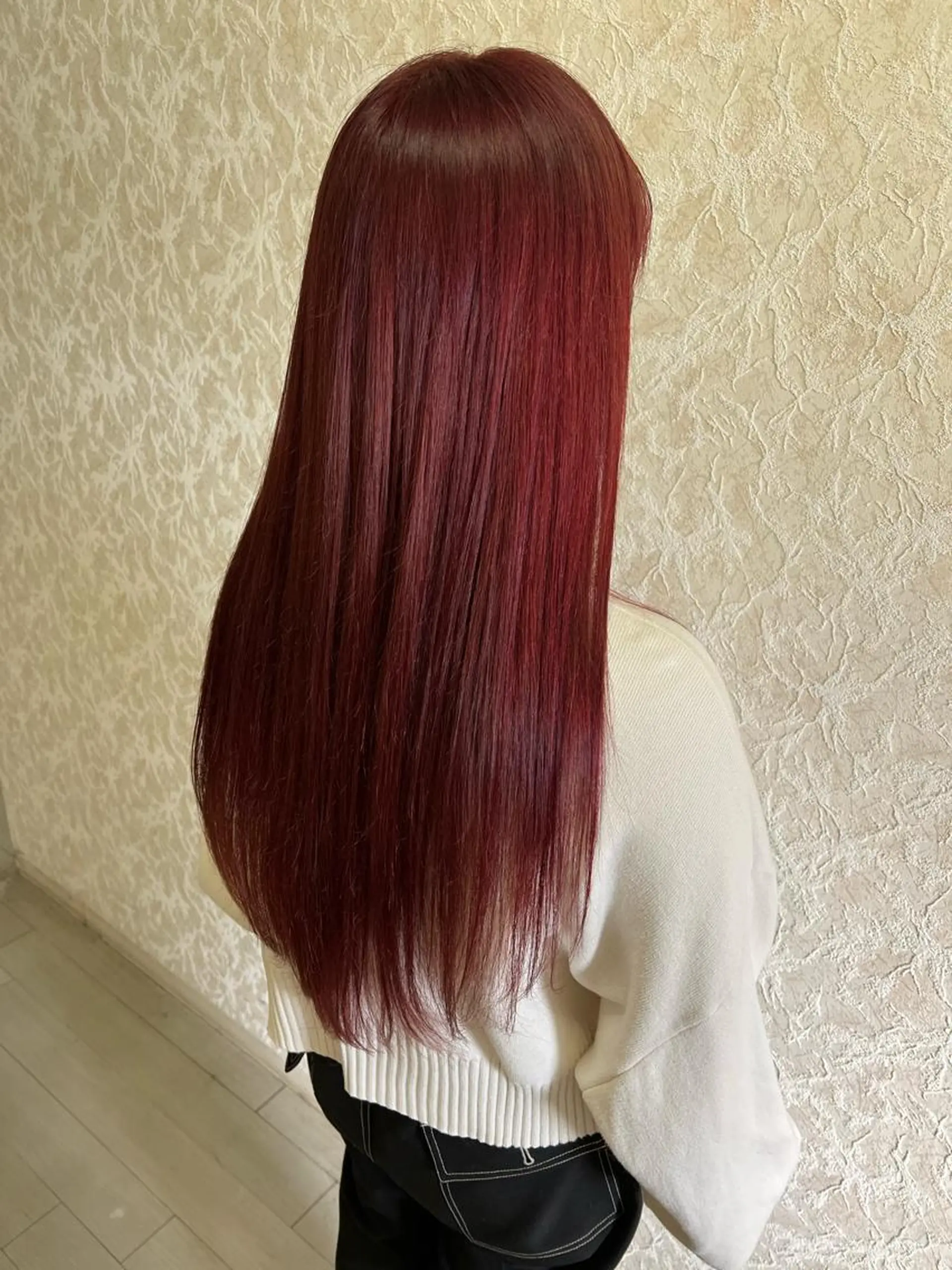 ロング カラー ベージュカラー ブリーチ ブラウンカラー ラベンダーカラー ラベンダーピンク カット ヘアカラー トリートメント ブリーチ/髪質改善/ レイヤー/YUTO‎のヘアスタイル