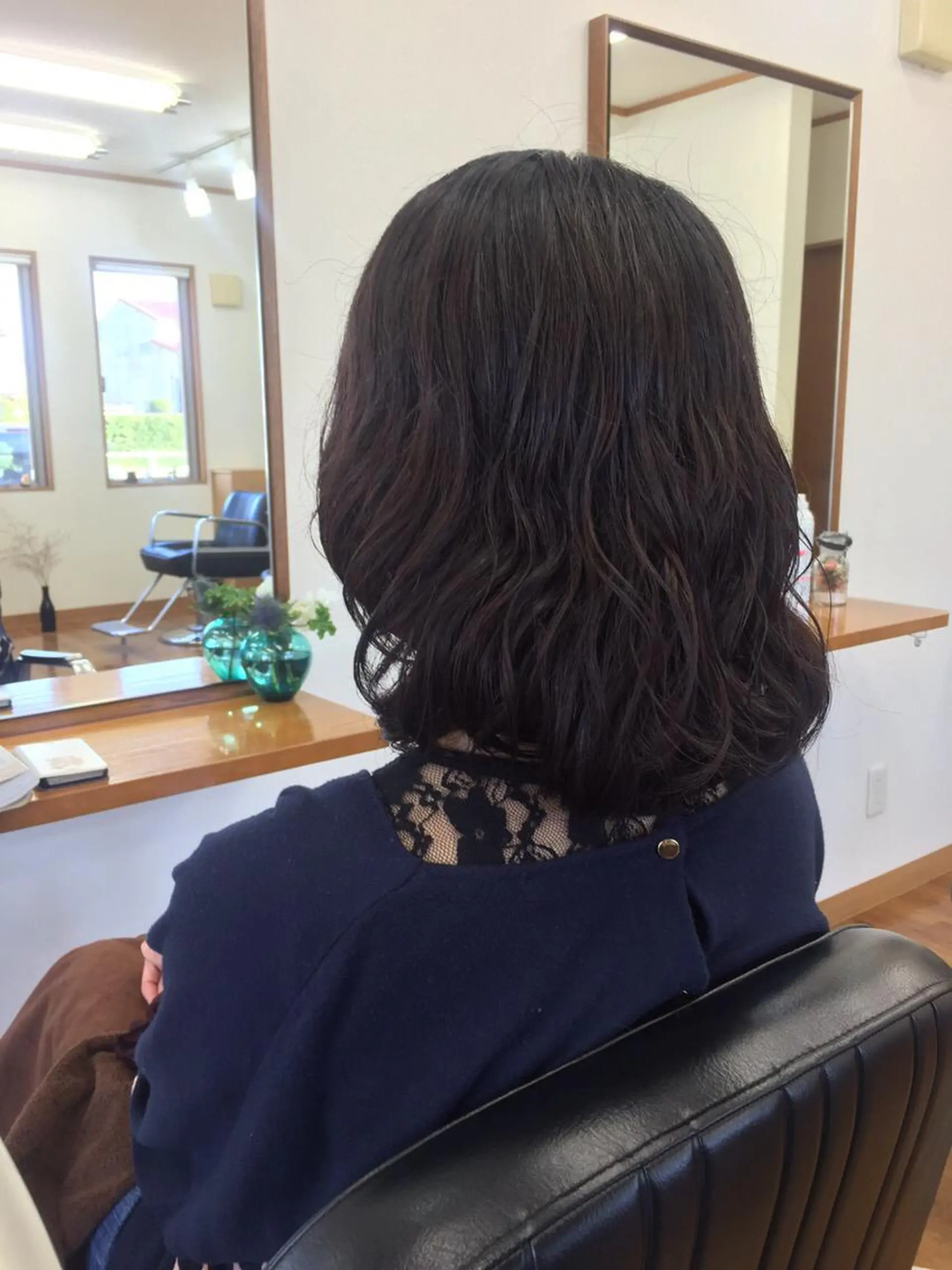 ミディアム パーマ 竹内 gayaおゆみ野店のヘアスタイル