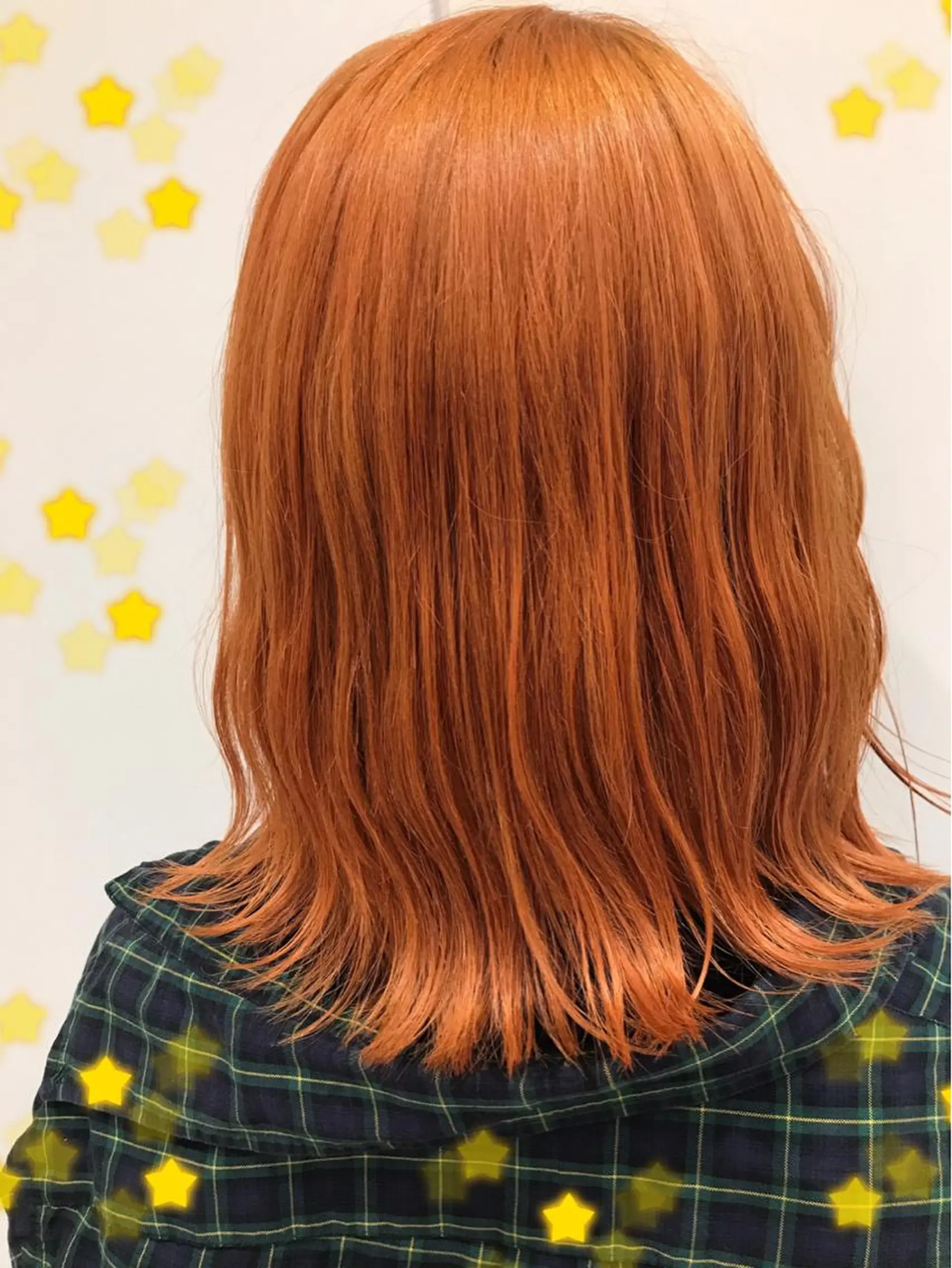 カラー オレンジ 新宿駅近♡個室 ♡関口三都季🌜のヘアスタイル