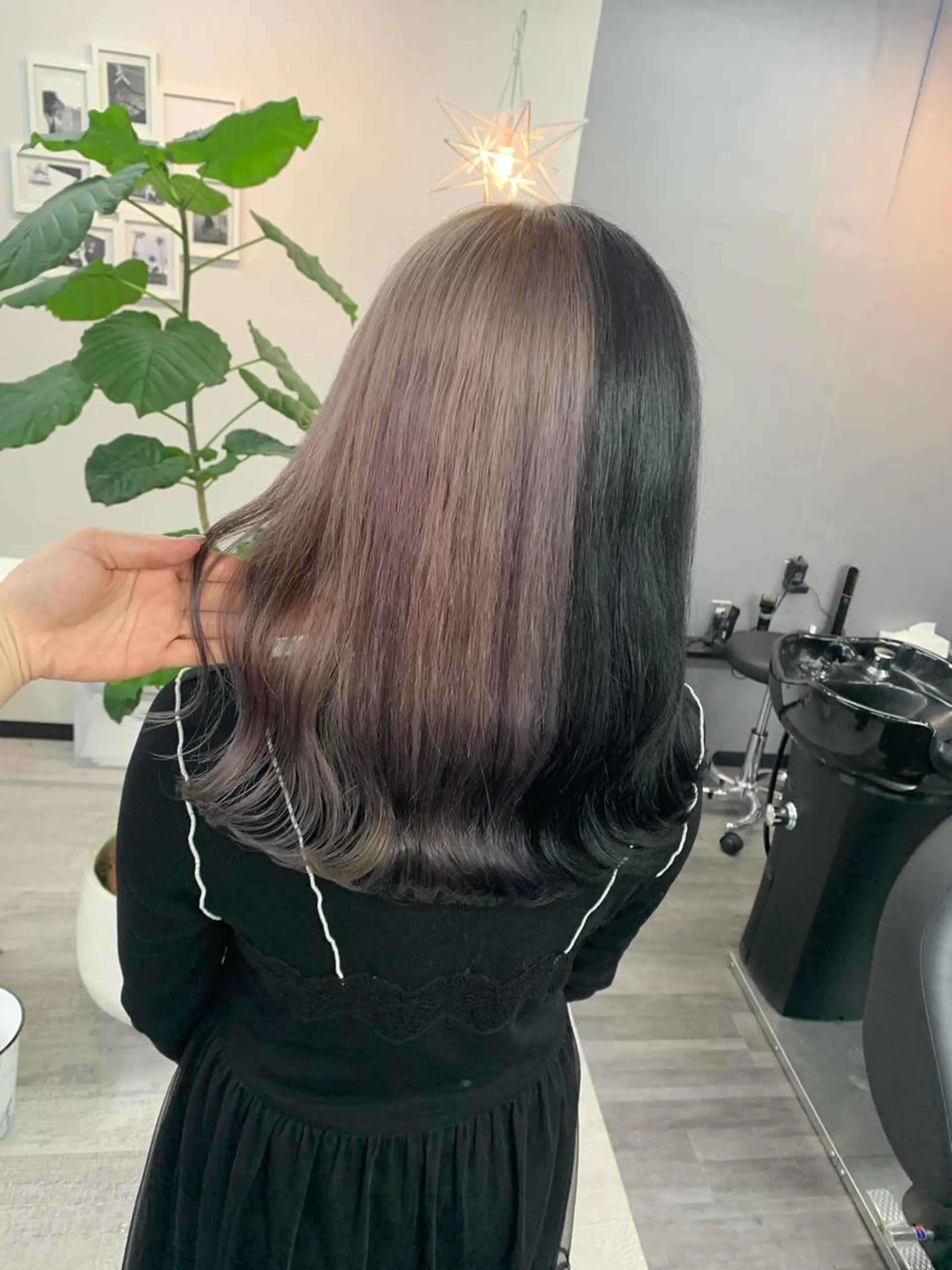 ロング カラー ヘアカラー トリートメント 坂井 水菜美のヘアスタイル