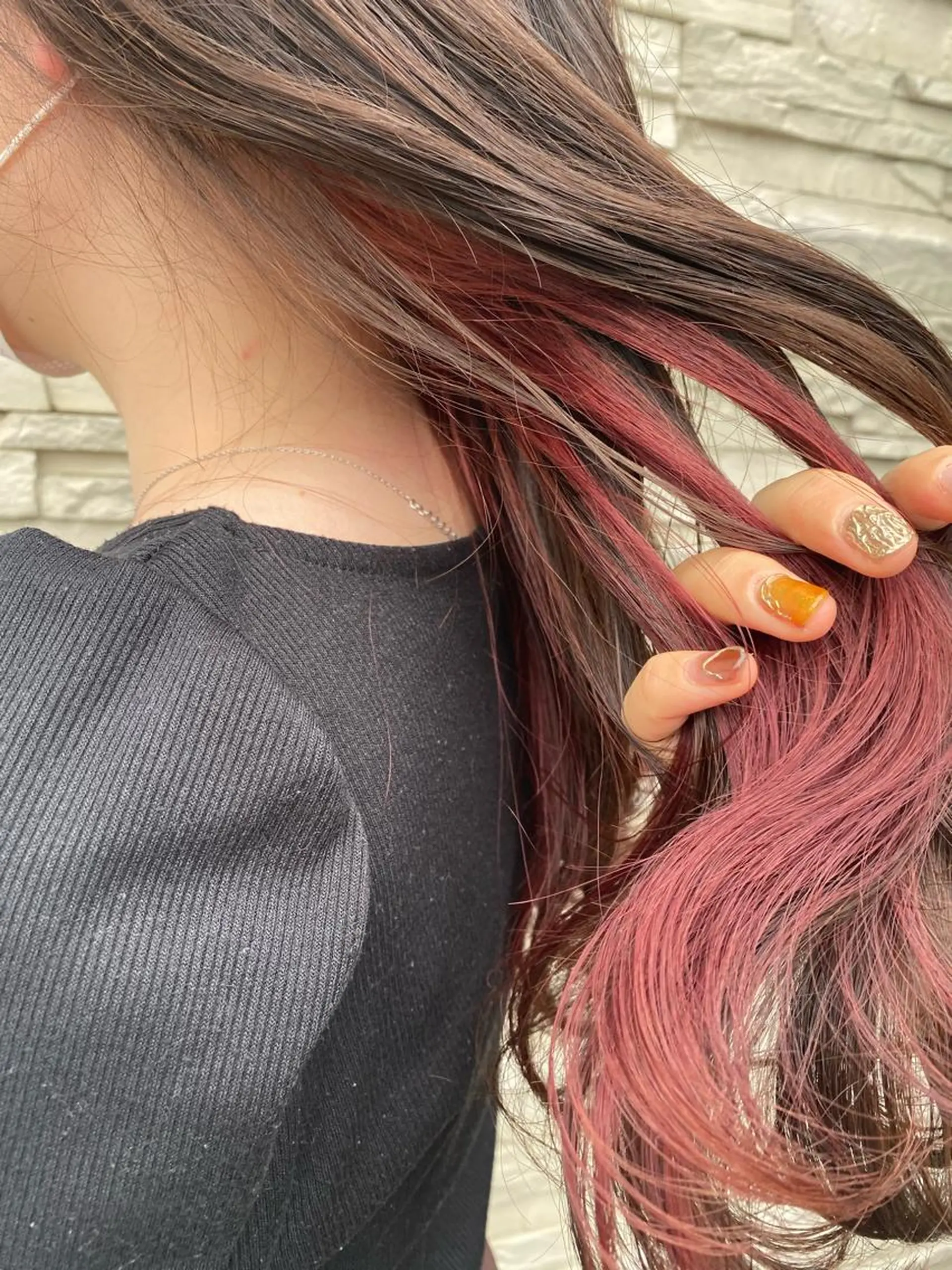 セミロング カラー 透明感カラーブリーチ 🌼シゲモトアヤ🌼のヘアスタイル