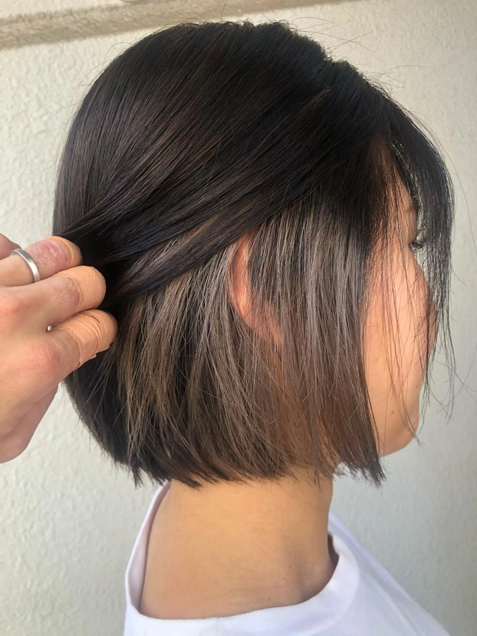 ショート カラー ブリーチカラー🌈 石垣翔太のヘアスタイル