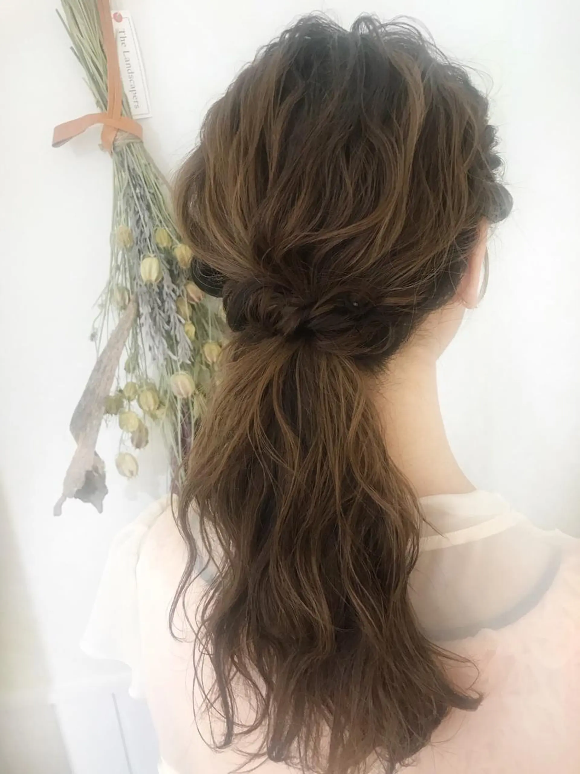 セミロング カラー ヘアアレンジ ハイライトカラー 外国人風カラー ハイライト パーマ×ウルフカット koya☆のヘアスタイル