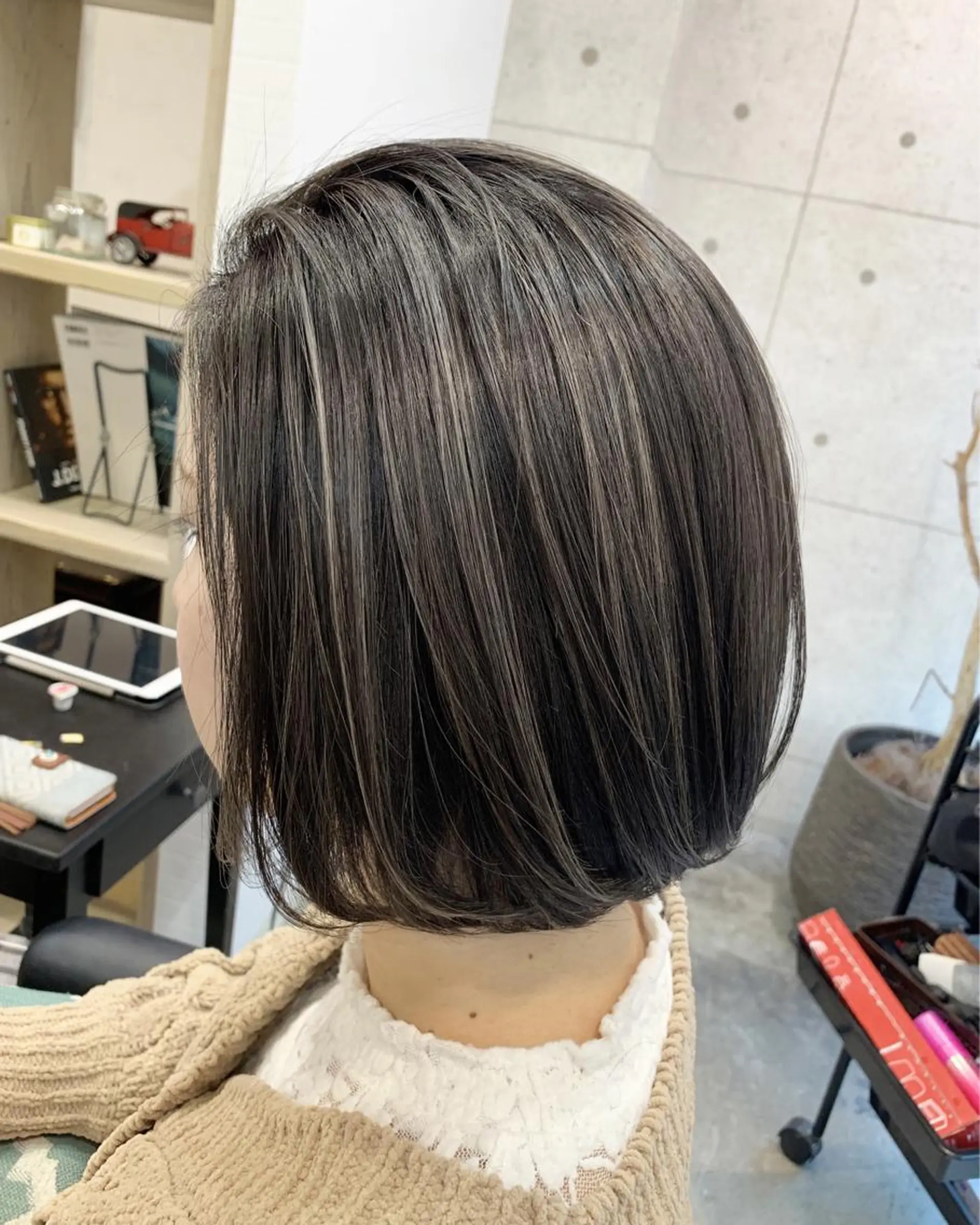 ショート カラー レイヤー/髪質改善 /山永圭介のヘアスタイル