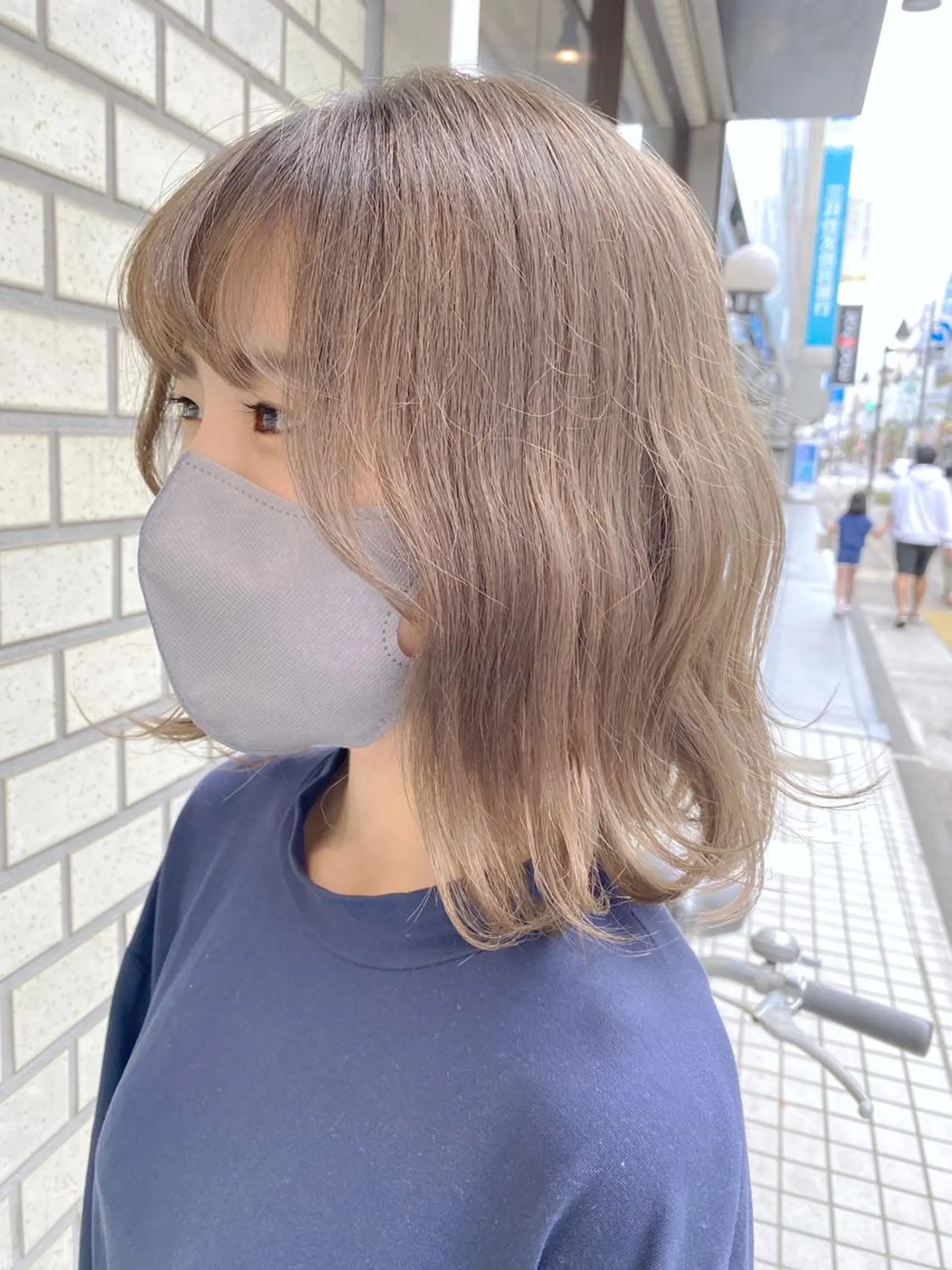 ミディアム カラー ベージュカラー カット ブリーチ/髪質改善 🍊MASAKiのヘアスタイル