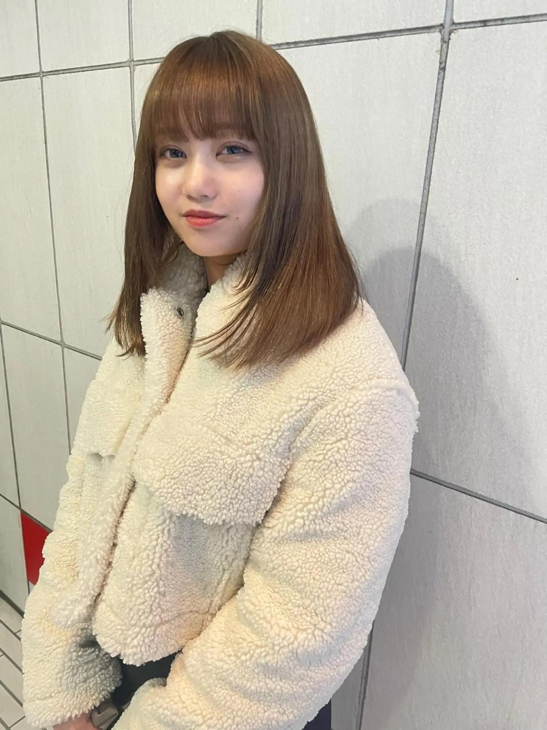 セミロング ハイライト/ブリーチ /綾華のヘアスタイル