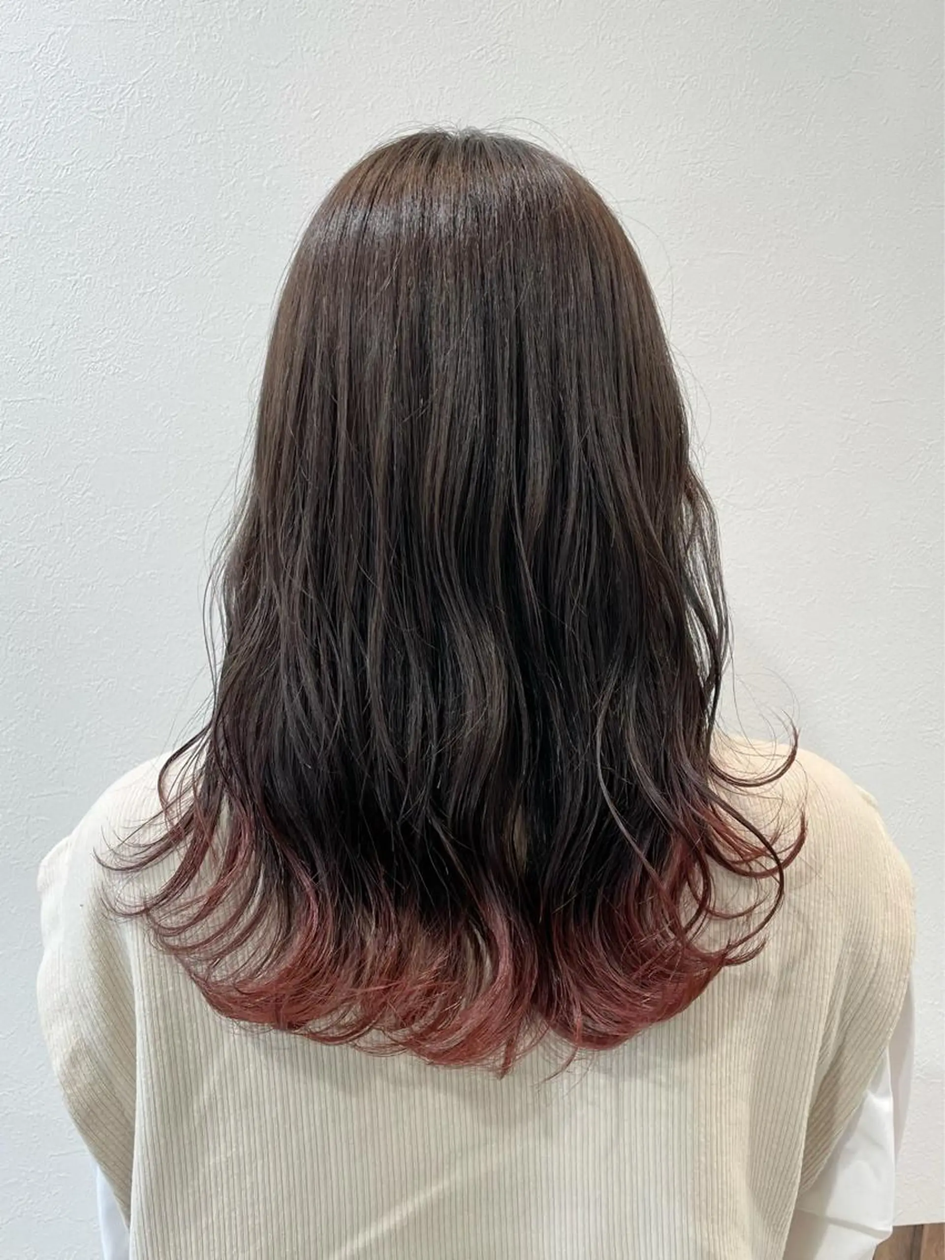 セミロング カラー ヘアアレンジ 井上 武輝のヘアスタイル