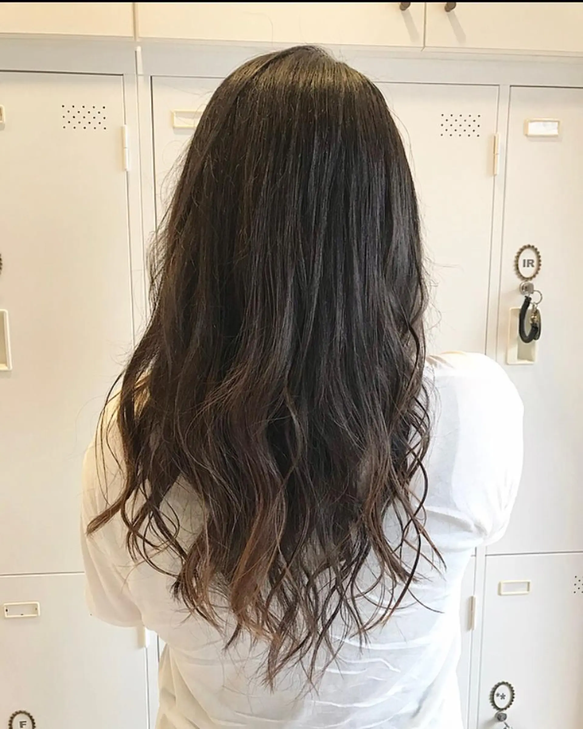 ロング レイヤーカット ロング 松村　由莉香/ カラー/髪質改善のヘアスタイル