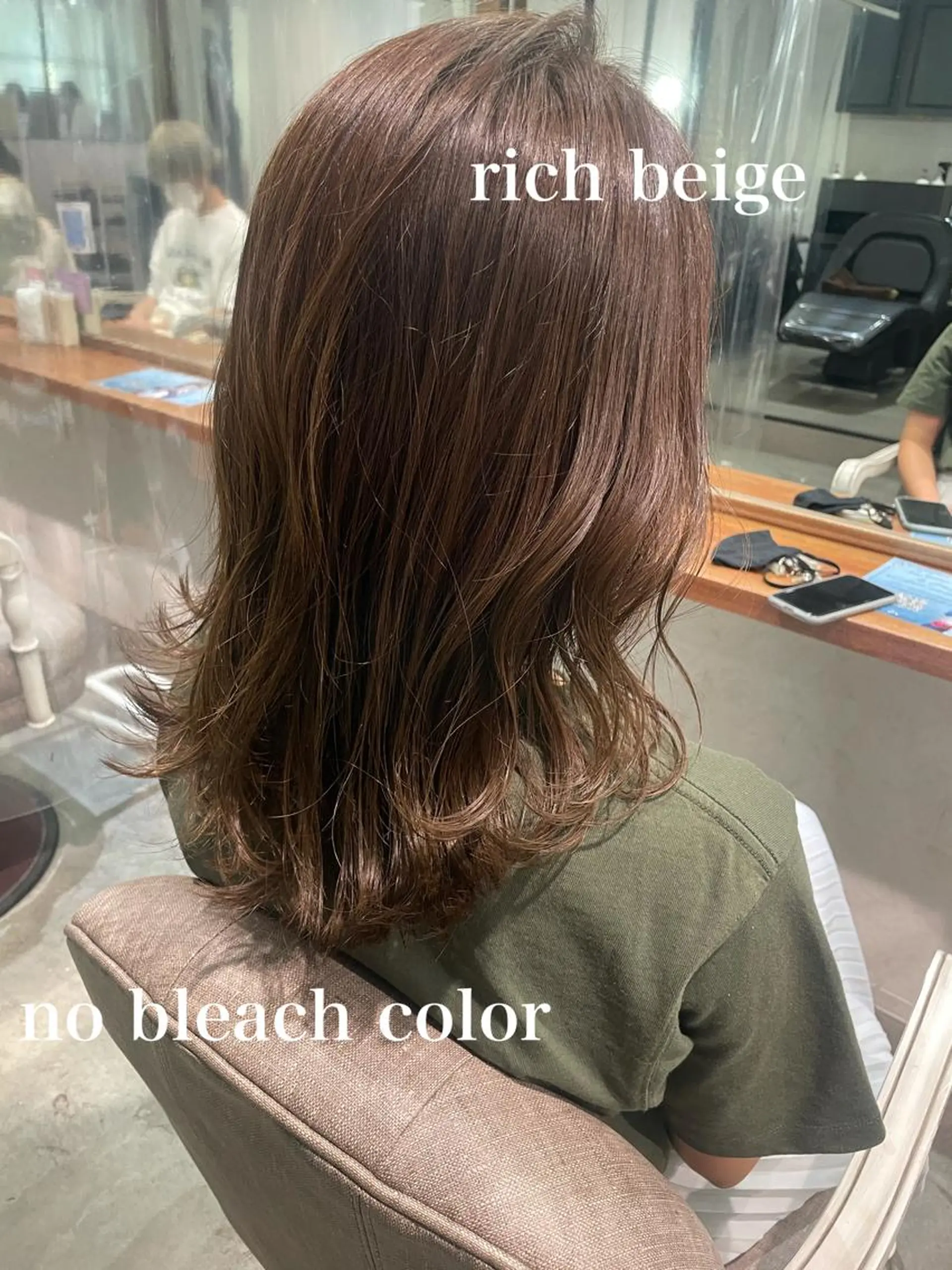 セミロング カラー ヘアアレンジ ブリーチ ブラウンカラー ブリーチなしカラー 髪質改善 トリートメント 縮毛矯正 トリートメント 髪質改善/美髪ケア ✨岡野右京のヘアスタイル