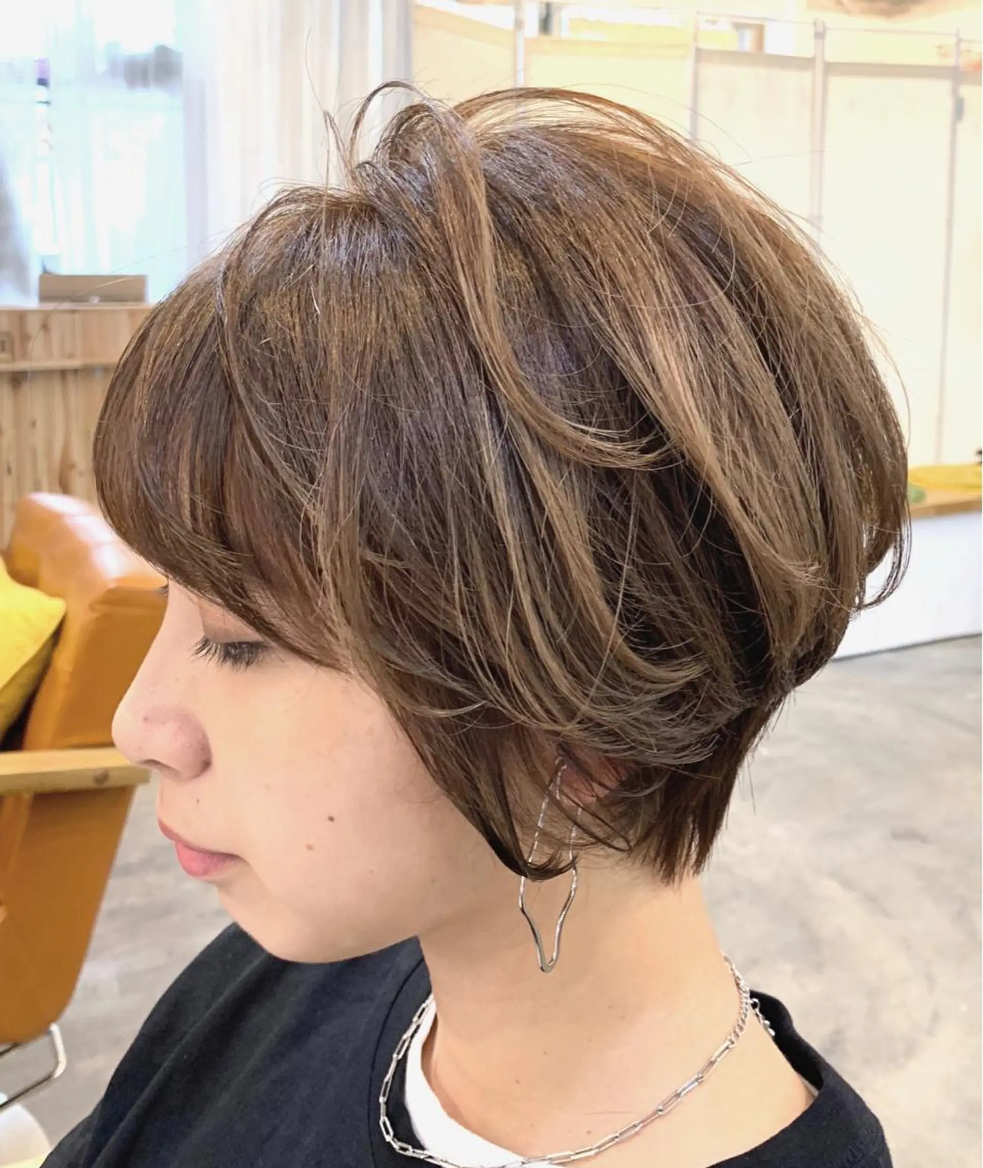 ショート くびれヘア ショートヘア 一ノ瀬 暁のヘアスタイル