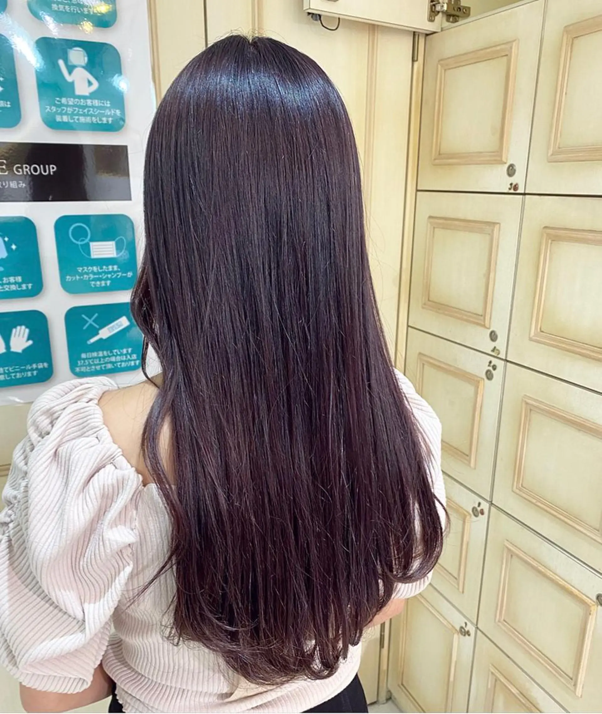 ロング カラー ヘアアレンジ 透明感カラー 古山 結季🌙🖤のヘアスタイル