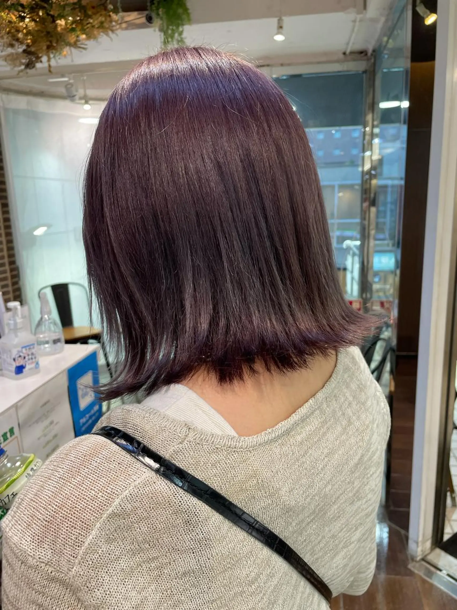 ミディアム ニュアンスネイル/ ボブ/まちゃこのヘアスタイル