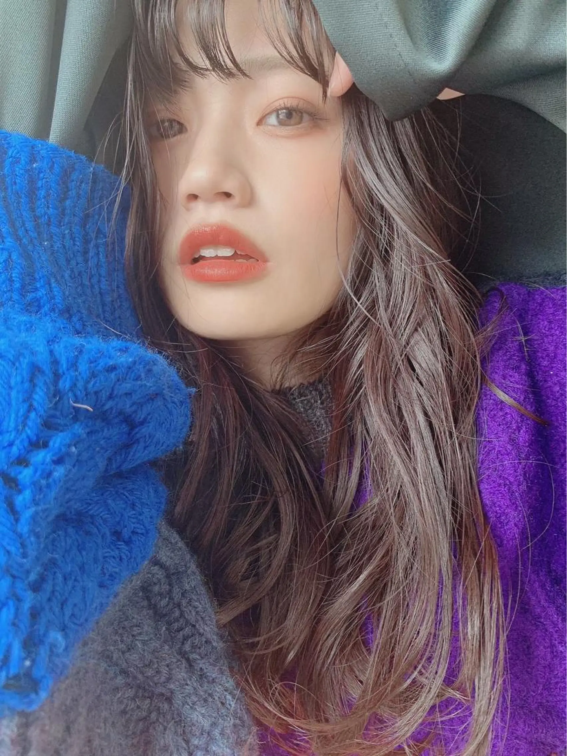 ロング 藤田 美穂のヘアスタイル