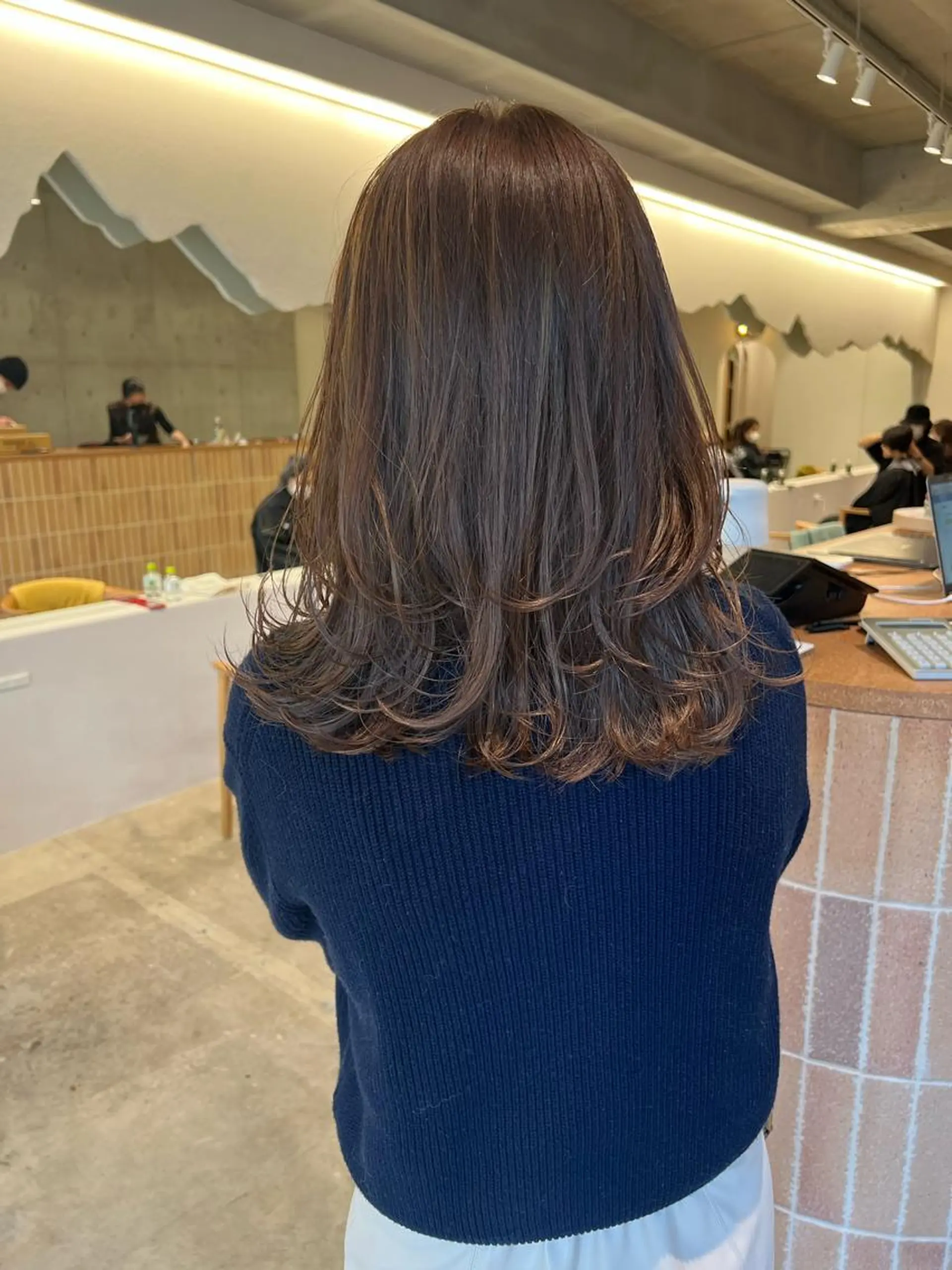 ロング カラー レイヤーカット ロング カット ヘアカラー 誰より丁寧なカット/ 小林輝/レイヤーのヘアスタイル