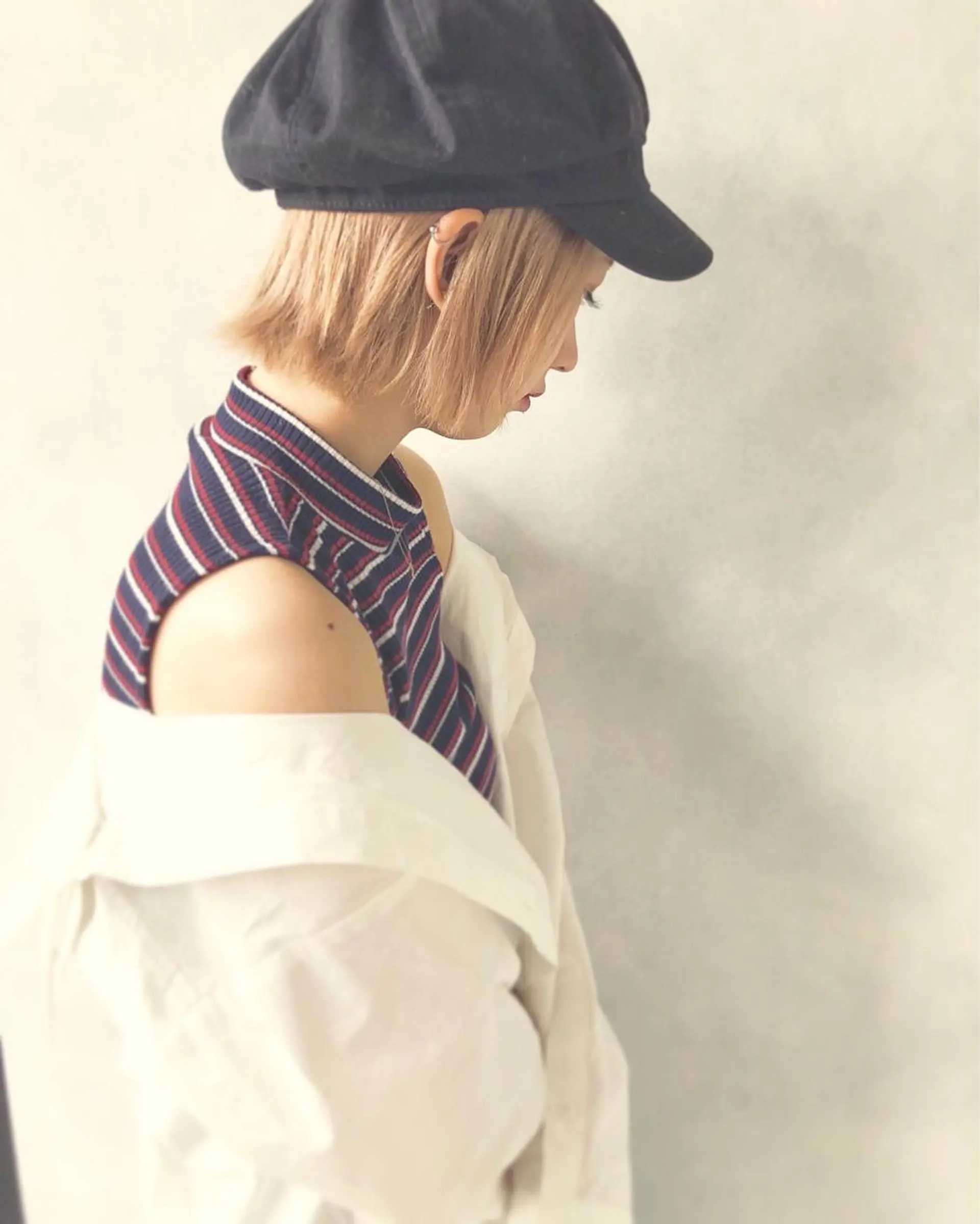 ショート ハイライト カット ヘアカラー トリートメント 小澤大輔 YOLO hairのヘアスタイル