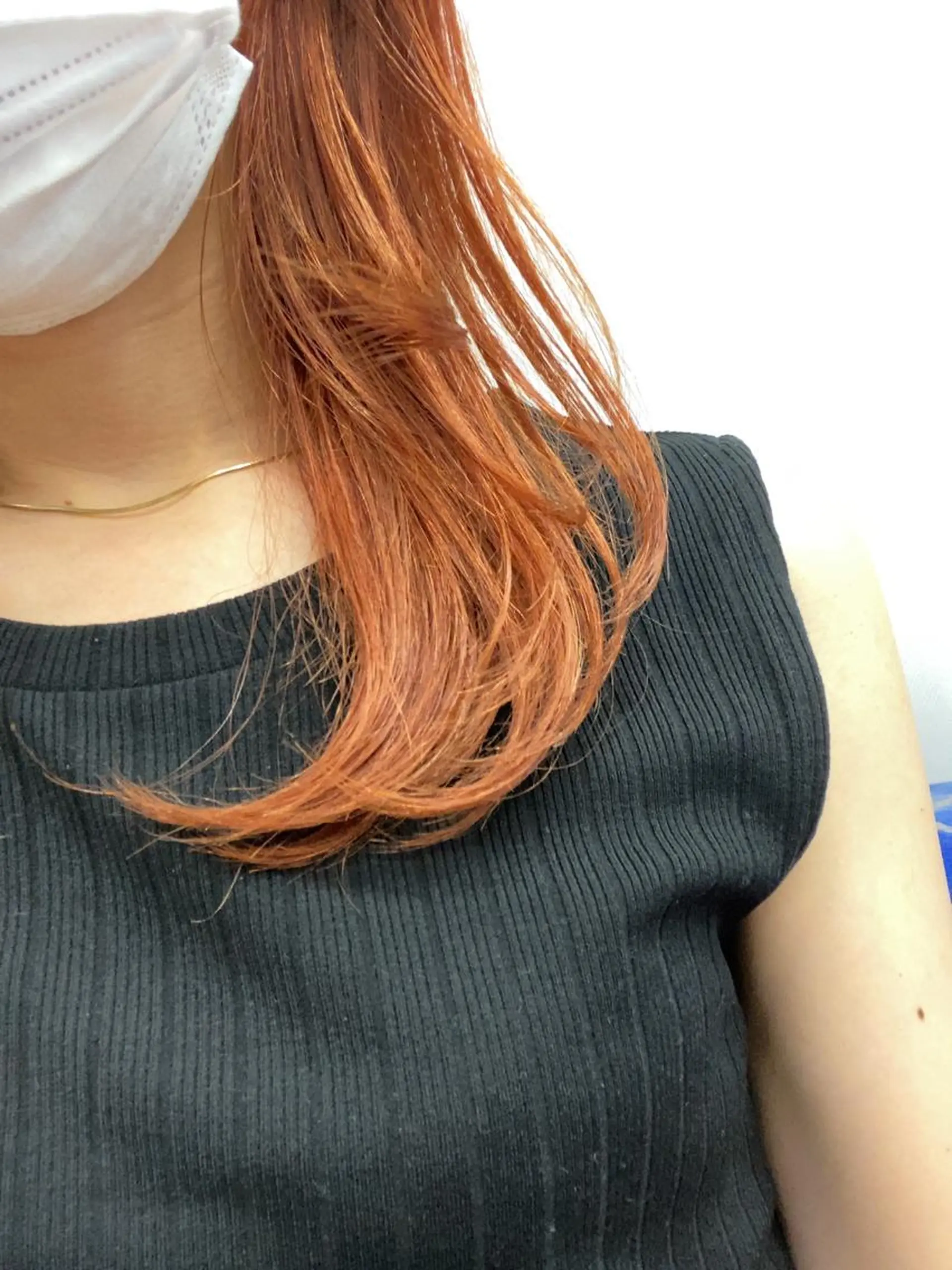 ミディアム カラー オレンジ カット トリートメント 大久保 愛のヘアスタイル