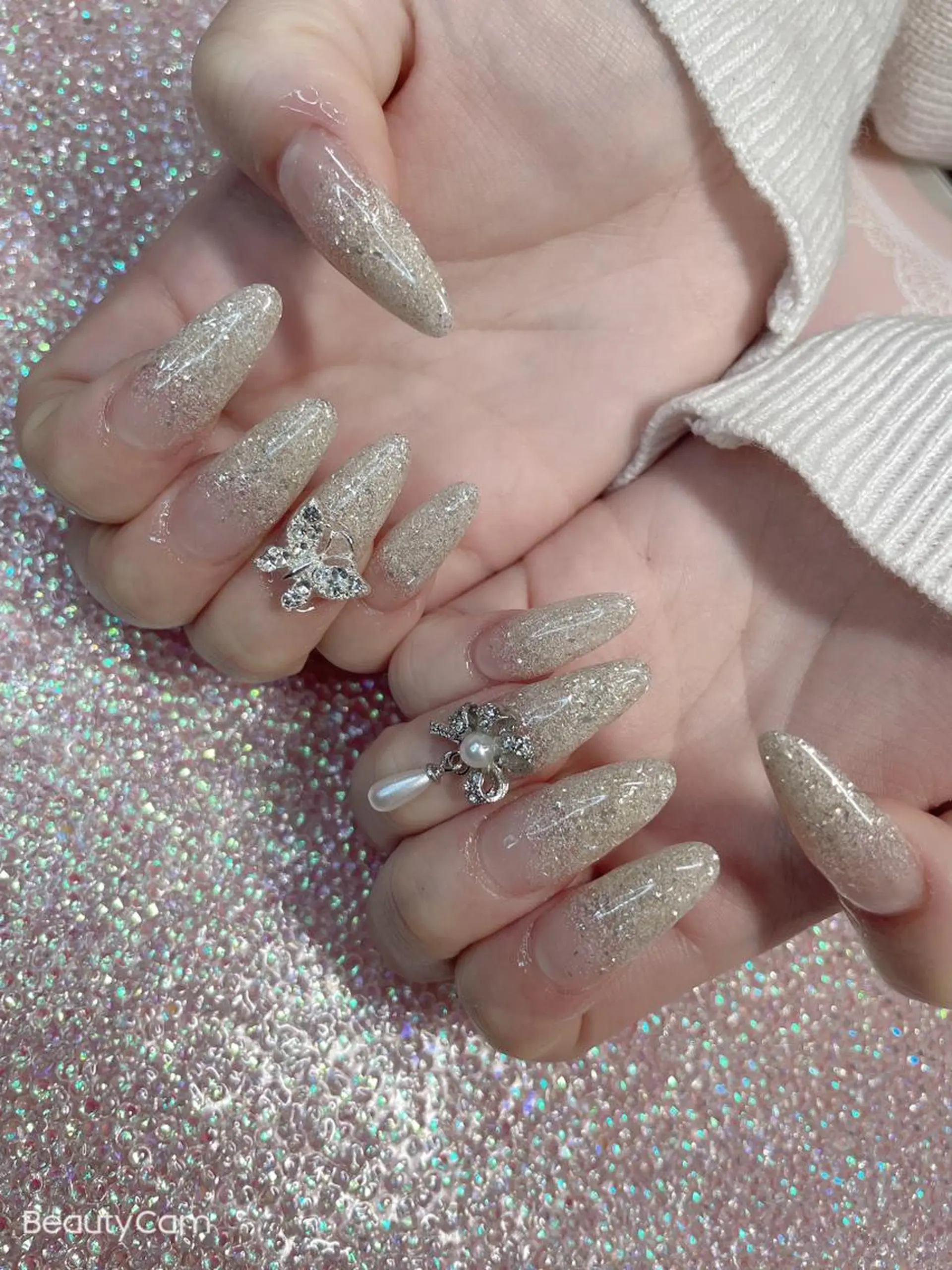 セミロング ネイル ハンドネイル 《LB》ラブリエ Nail&eyeのマツエク・マツパデザイン