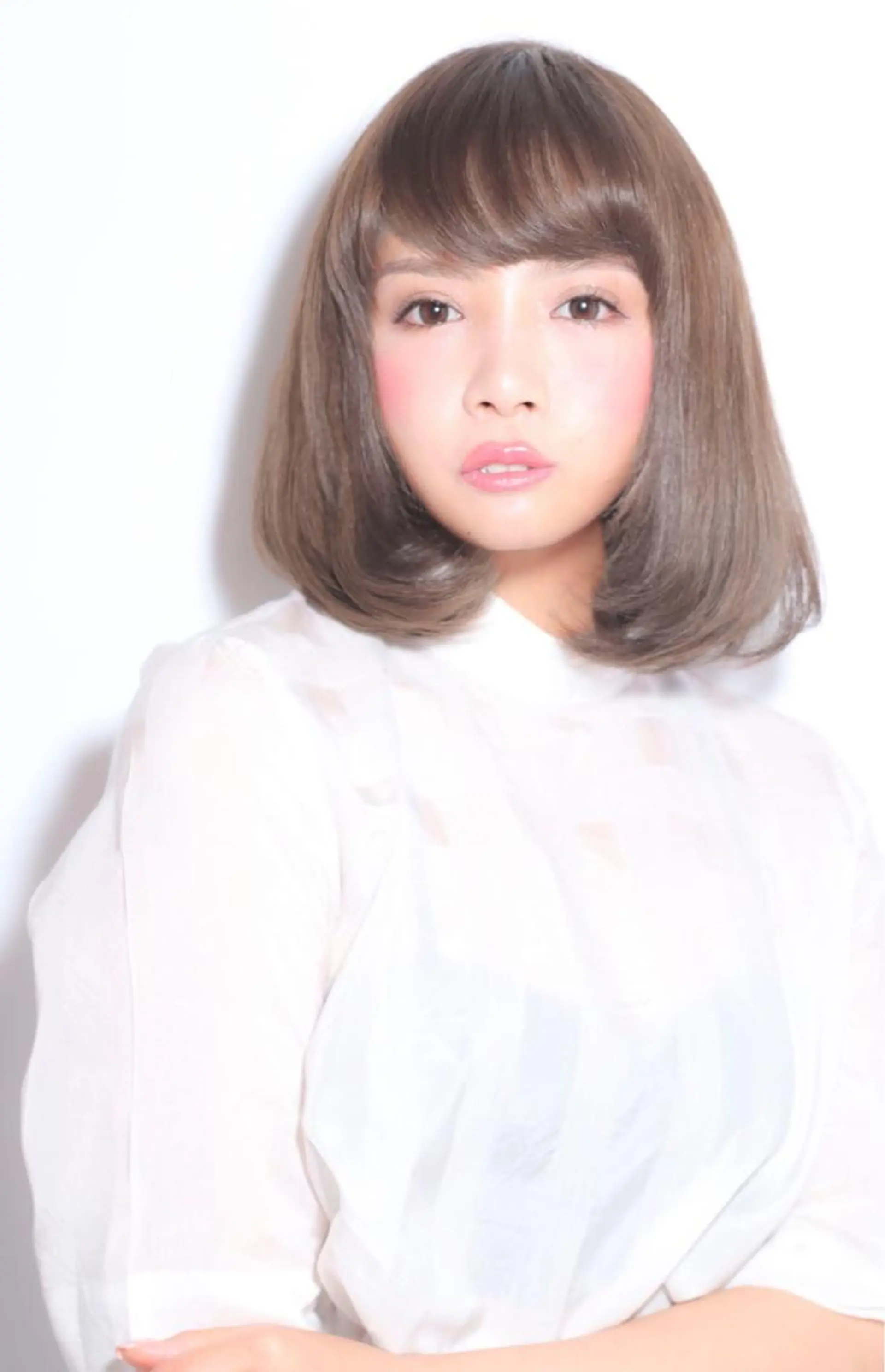 ショート カラー モテ髪透明感❤️ デイズヘアカラーのヘアスタイル