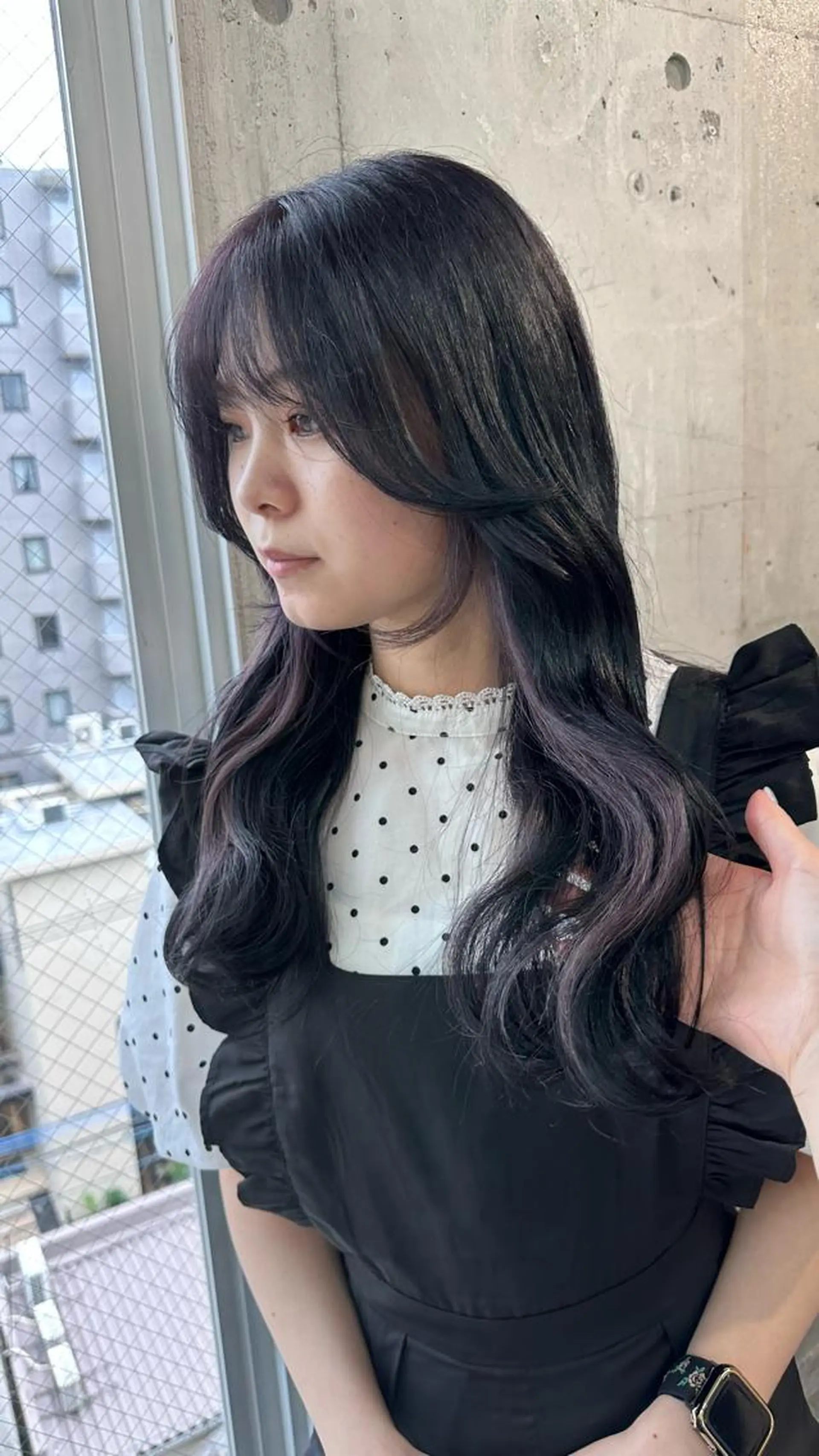 ロング カラー イヤリングカラー ラベンダーカラー ヘアカラー Ayaka🩰🎀 ガーリー/暖色♡のヘアスタイル