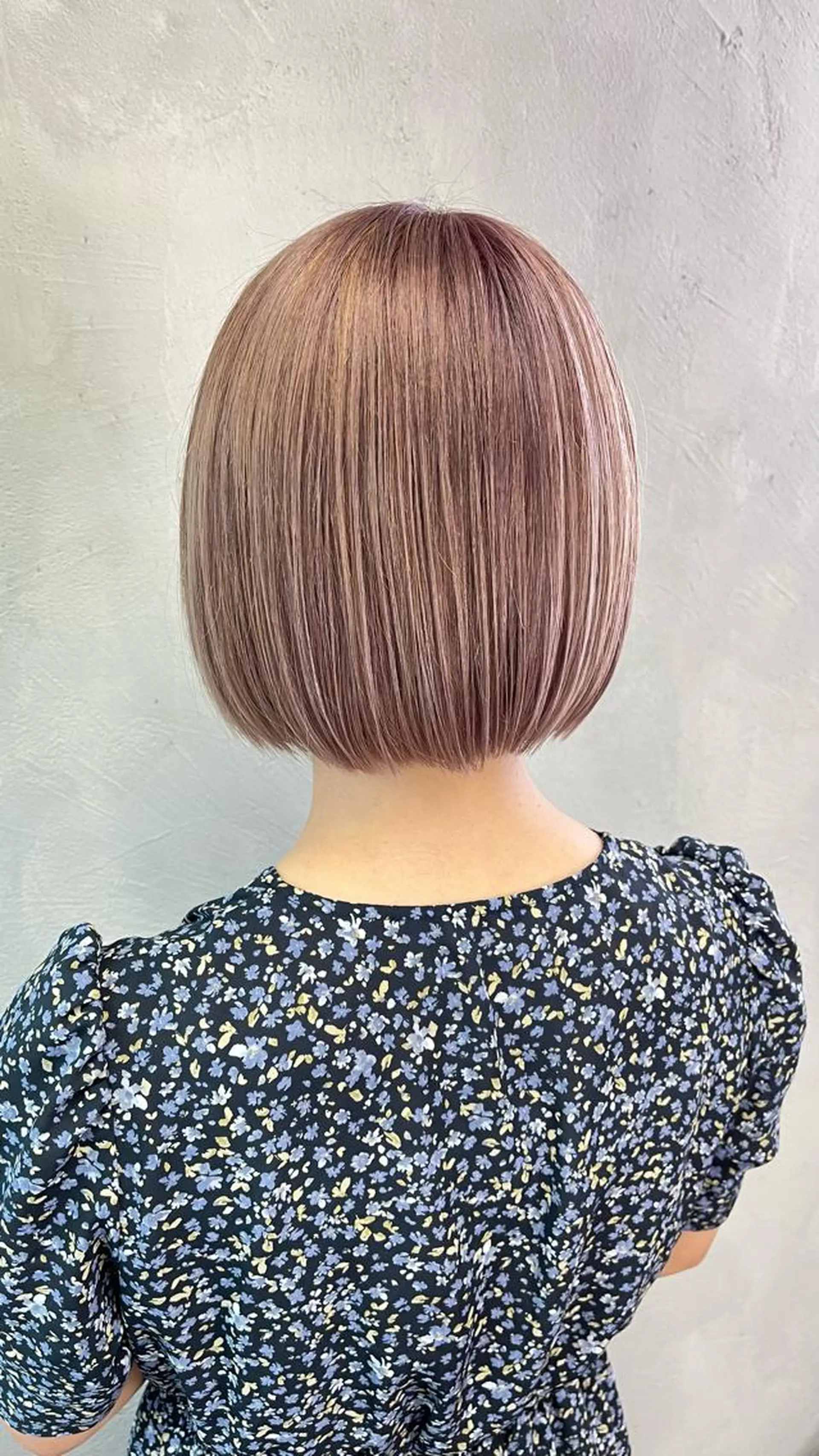 ショート カラー ベージュカラー ピンクカラー ピンクベージュ ボブ ヘアカラー トリートメント 似合わせ特化🌷 kasumiのヘアスタイル