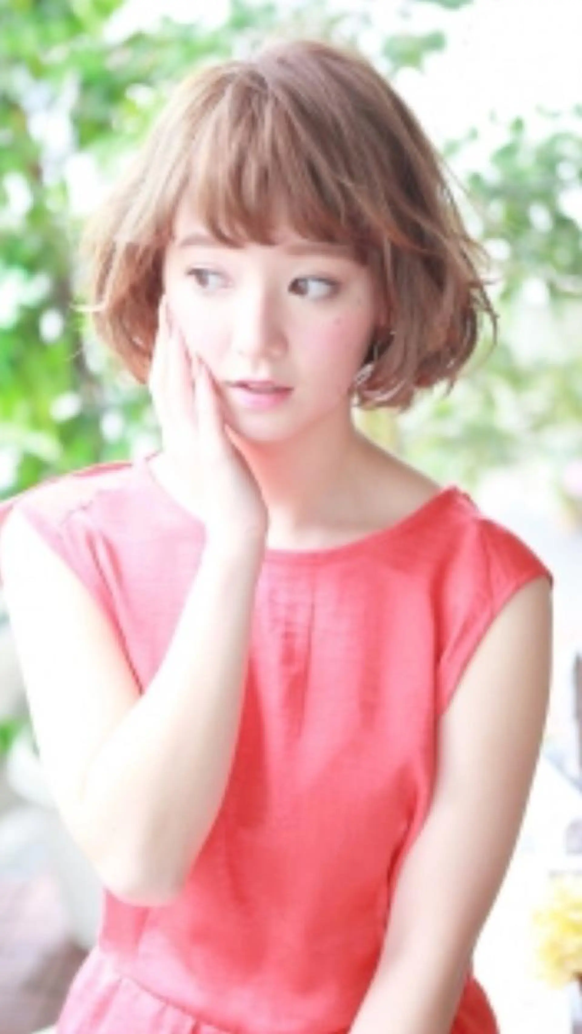 ミディアム カラー ブリーチカラー🌈 嘉名 真樹のヘアスタイル