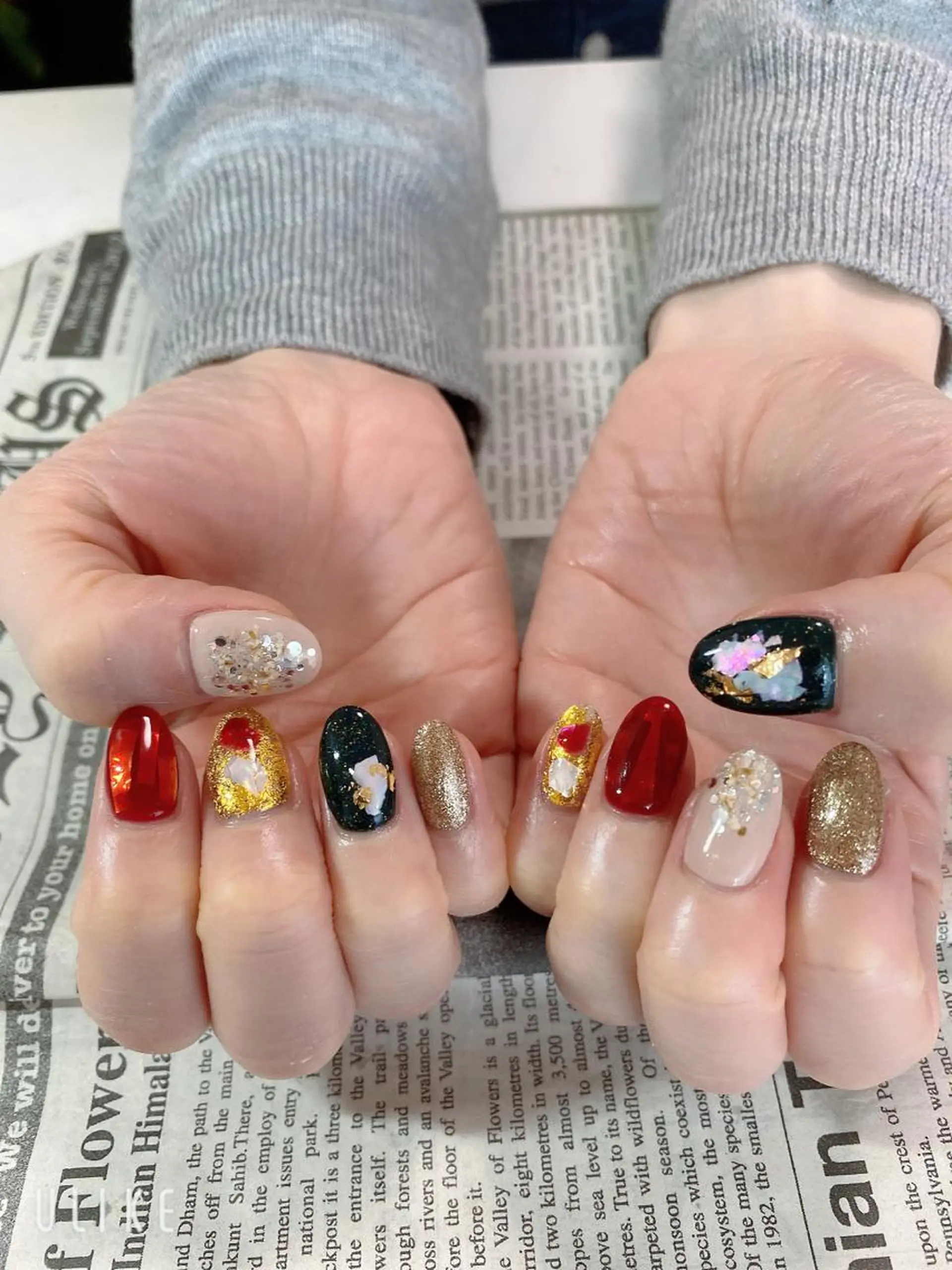 ネイル ハンドネイル ハンドケア 森山 舞のネイルデザイン