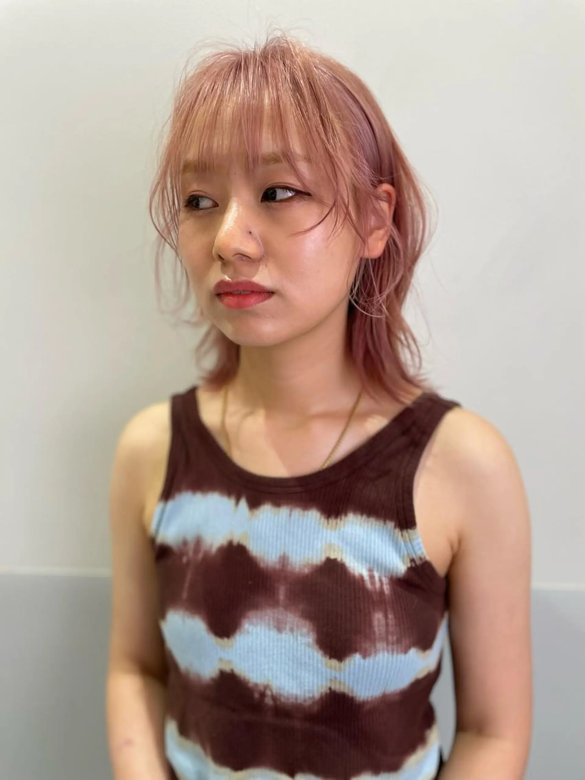 ショート カラー カット ヘアカラー トリートメント ブリーチ🪡 ボブ🧶レイヤーのヘアスタイル