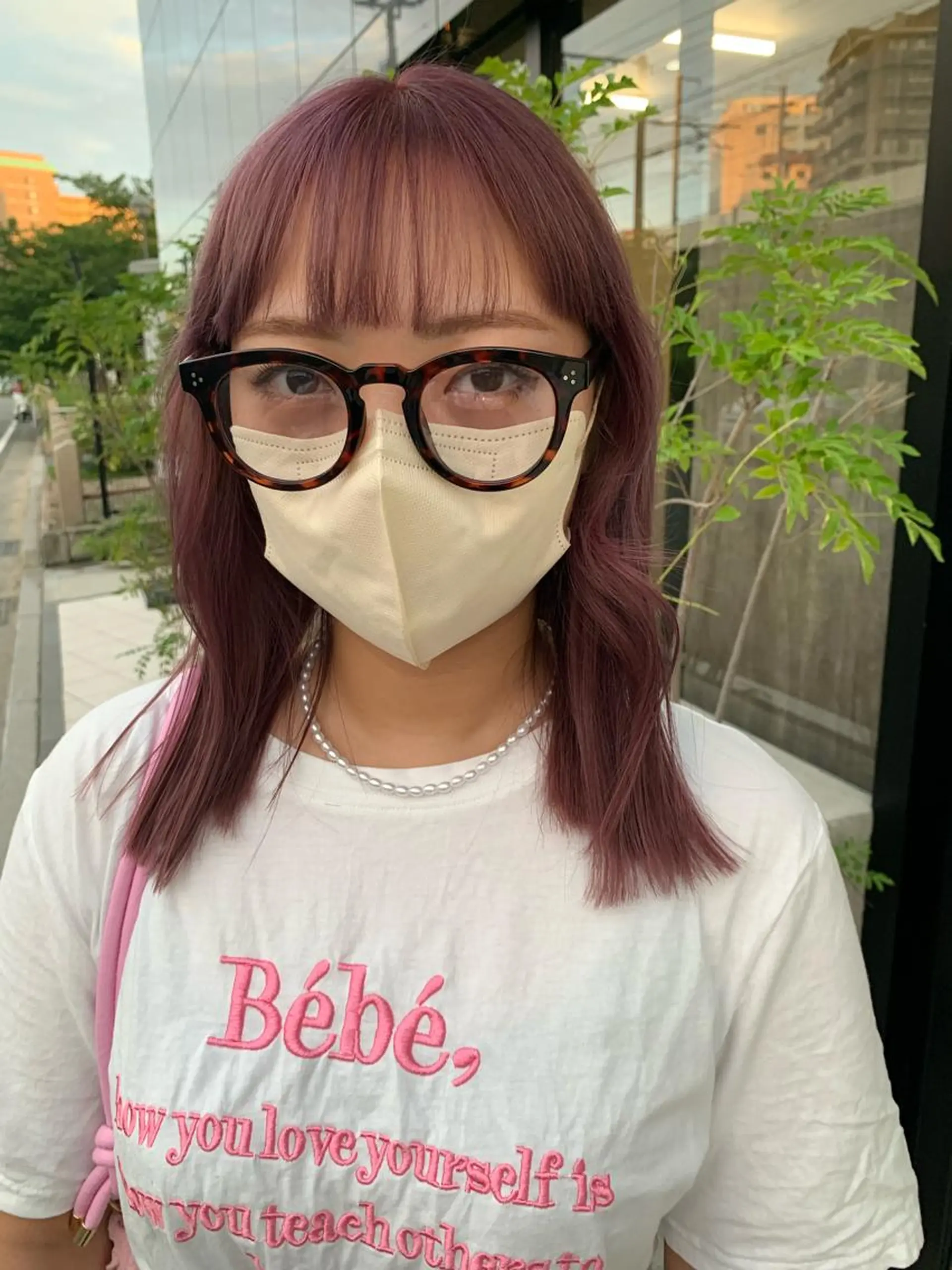 セミロング カラー Haru/THREE …by velvetのヘアスタイル