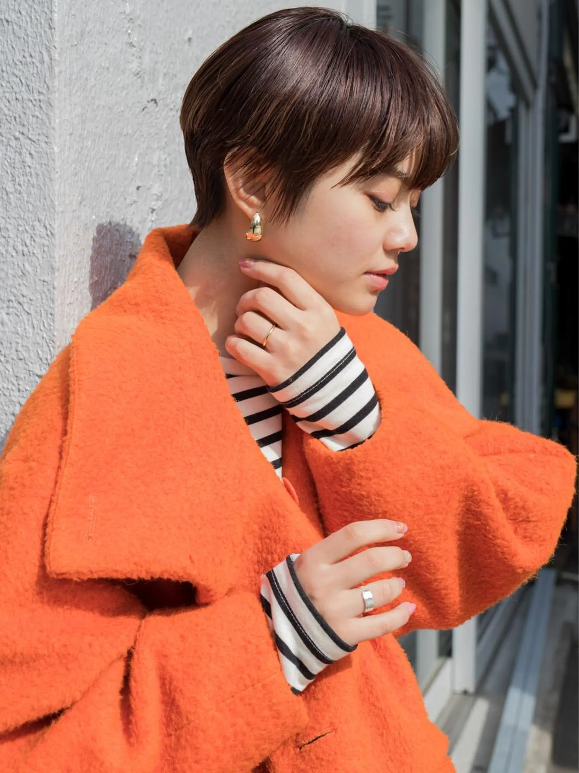 ショート くびれヘア 顔周りカット 小顔カット トリートメント カット 【1日2名様限定】 AFLOAT白川雄副のヘアスタイル