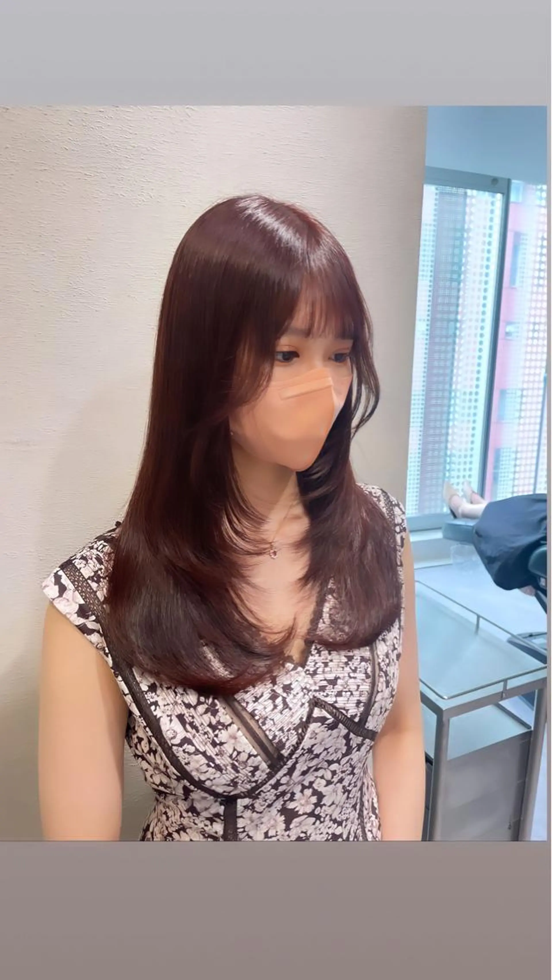 ロング 銀座／レイヤーカット 🤍内野すみれのヘアスタイル