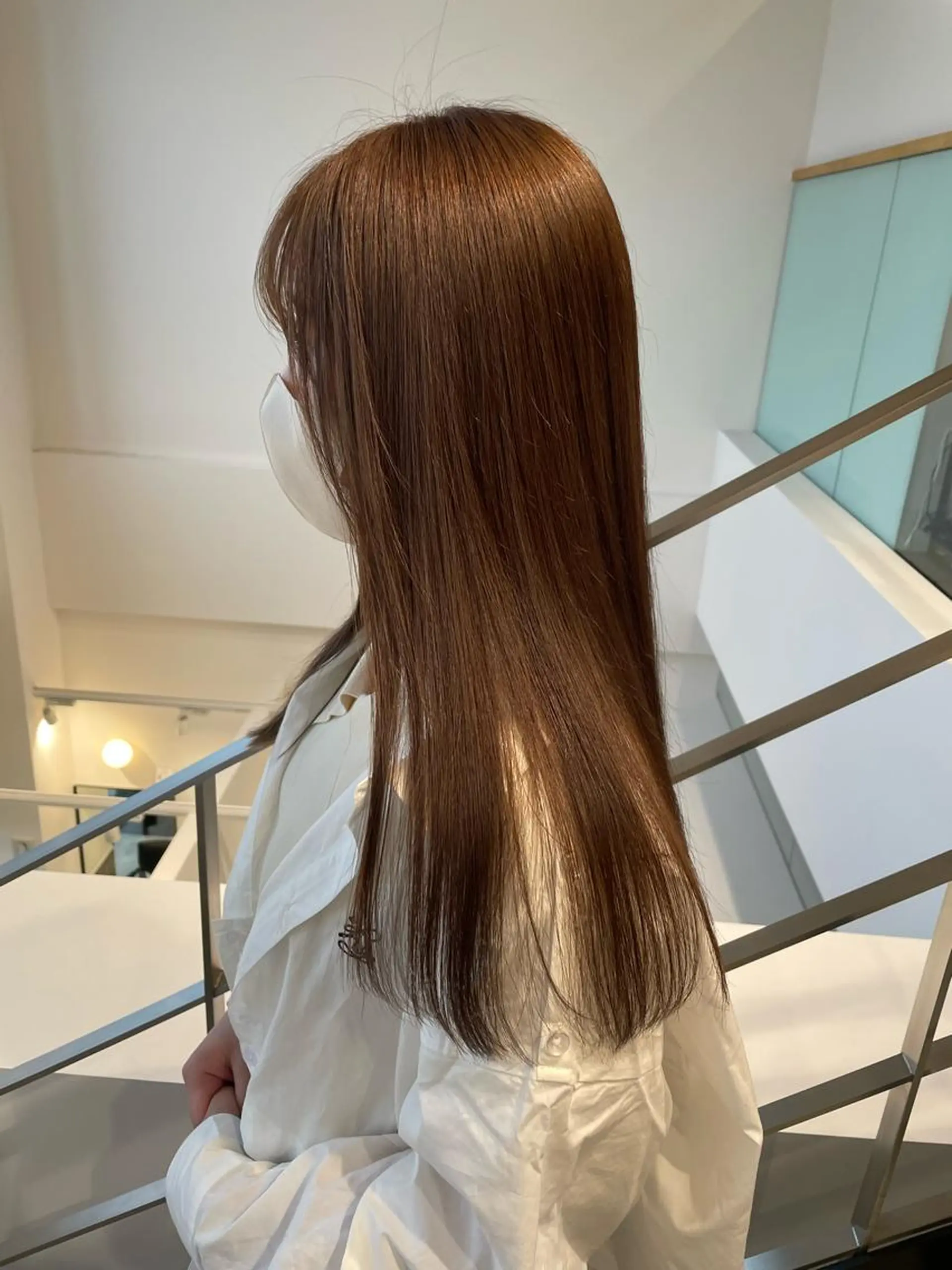 ミディアム カラー ヘアアレンジ アイブロウ ミニボブ/ブリーチ 🌈MISATOのヘアスタイル