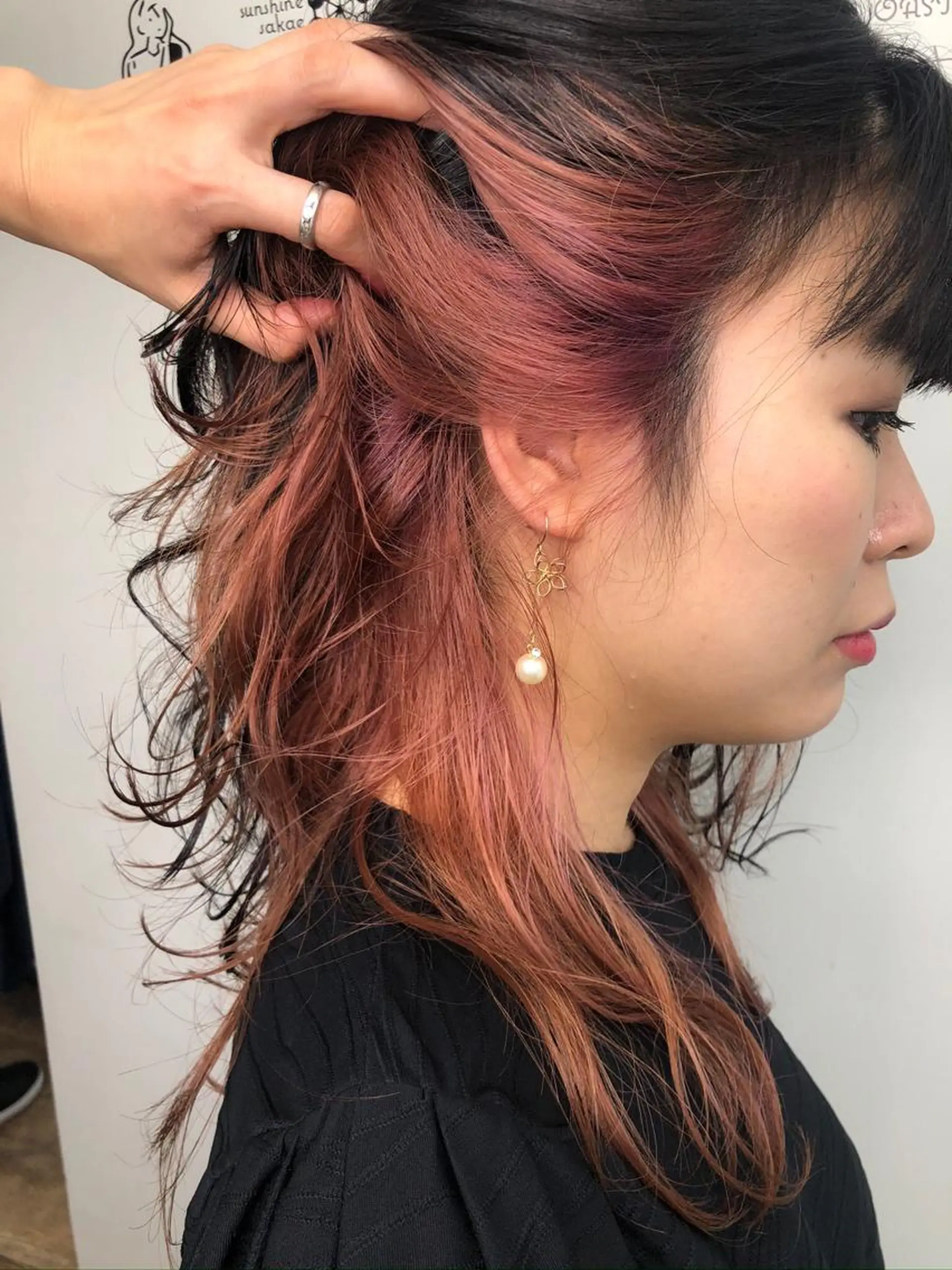 セミロング カラー Baum Hairのヘアスタイル