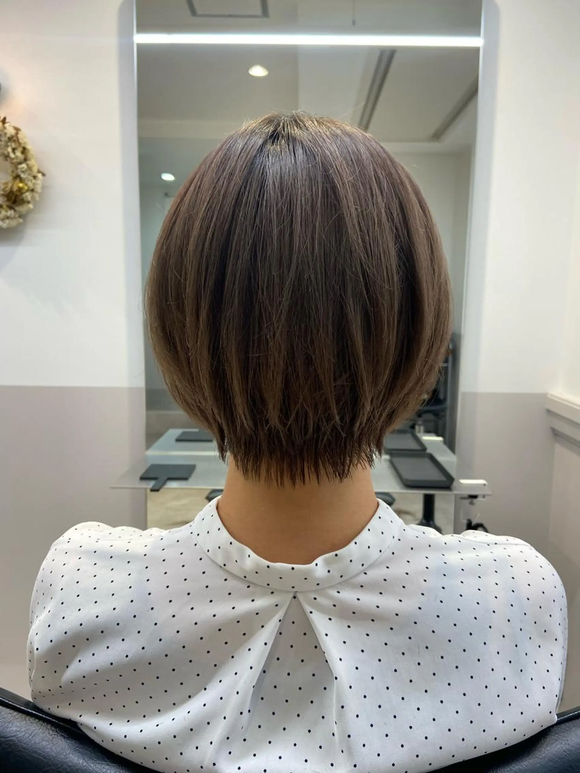 ショート カラー 山下夕月 ショート🫧ボブのヘアスタイル