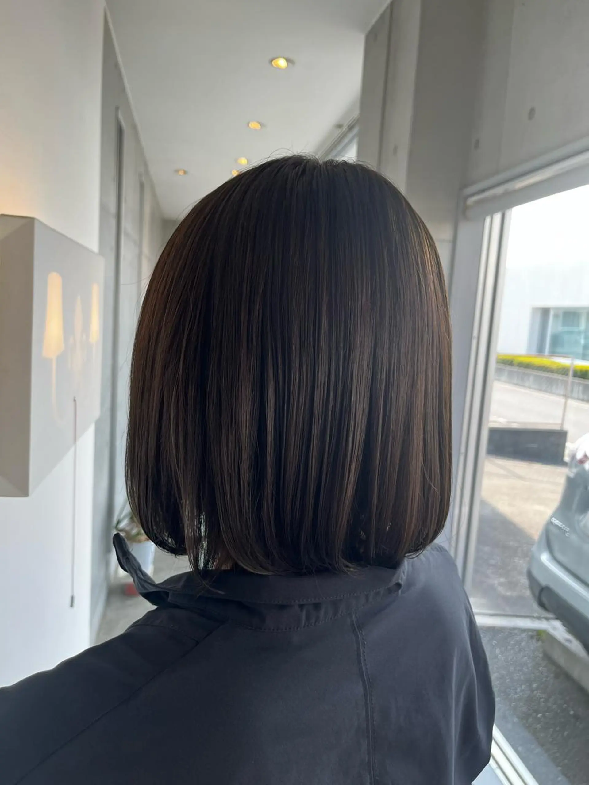 ミディアム おせ ちさとのヘアスタイル