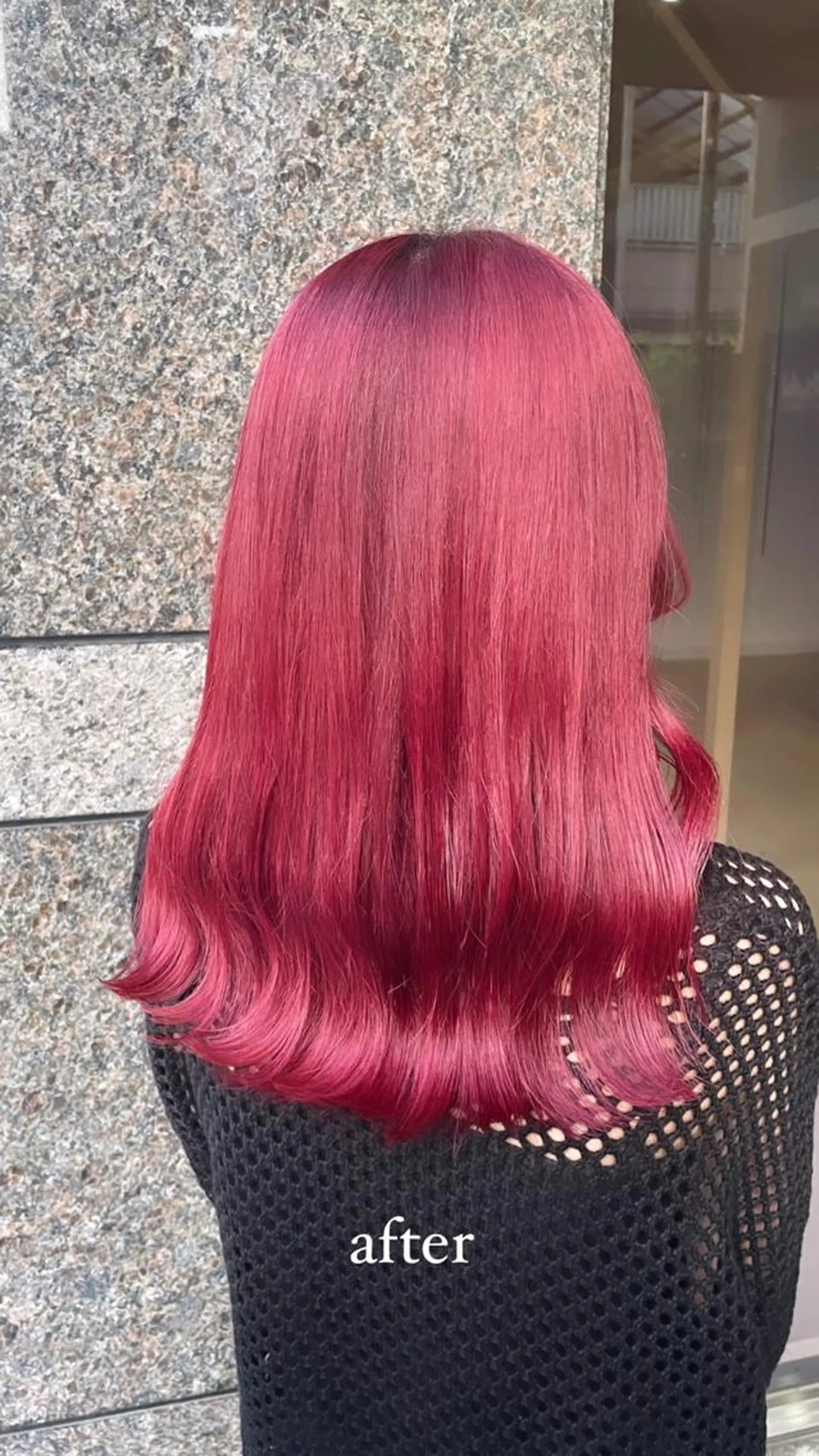 カラー ヘアカラー トリートメント ヘッドスパ ヘアセット 韓国ヘア/レイヤー Londエレンのヘアスタイル