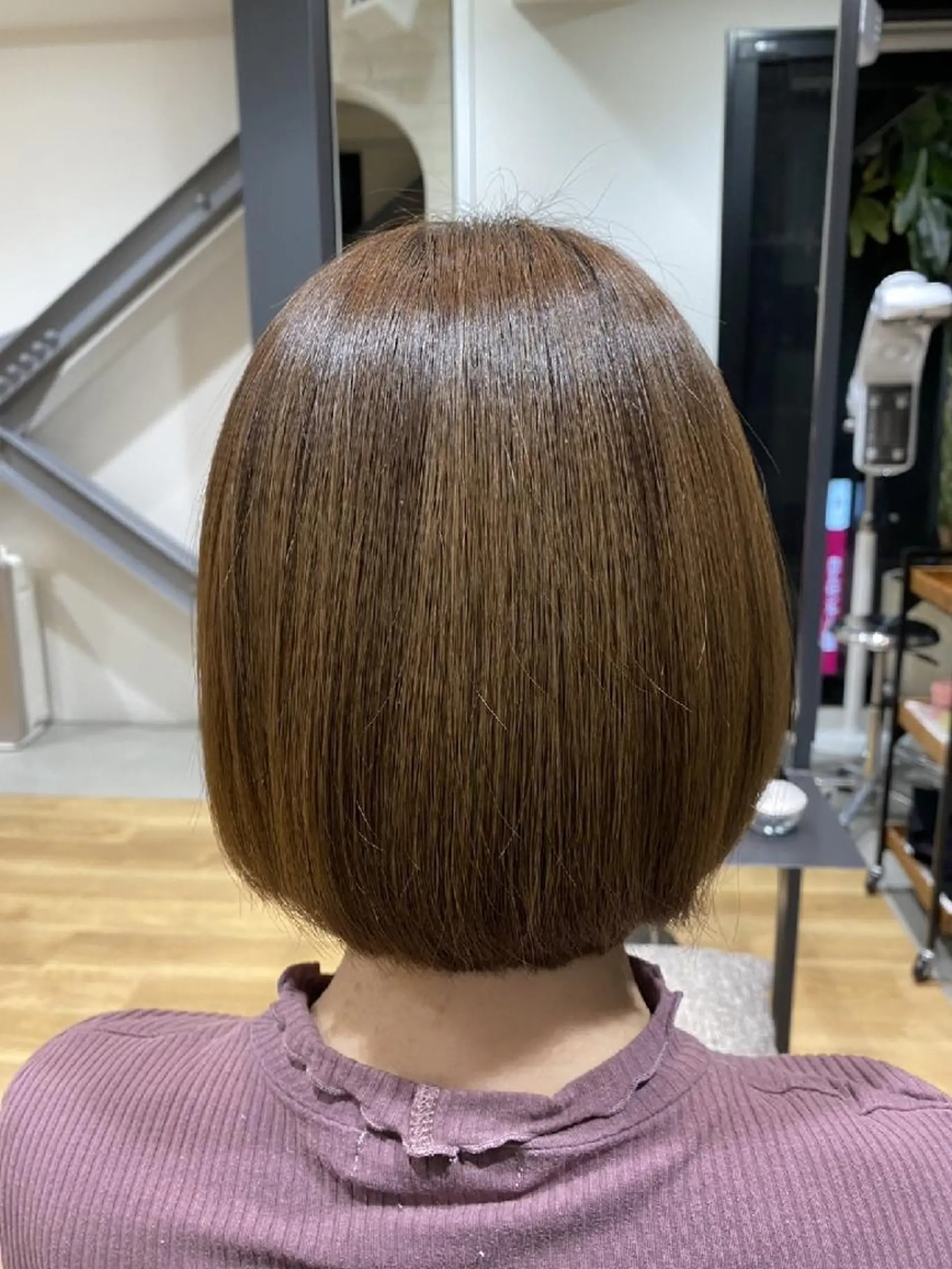 ショート トリートメント 深夜まで営業中‼️ レム髪質改善のヘアスタイル