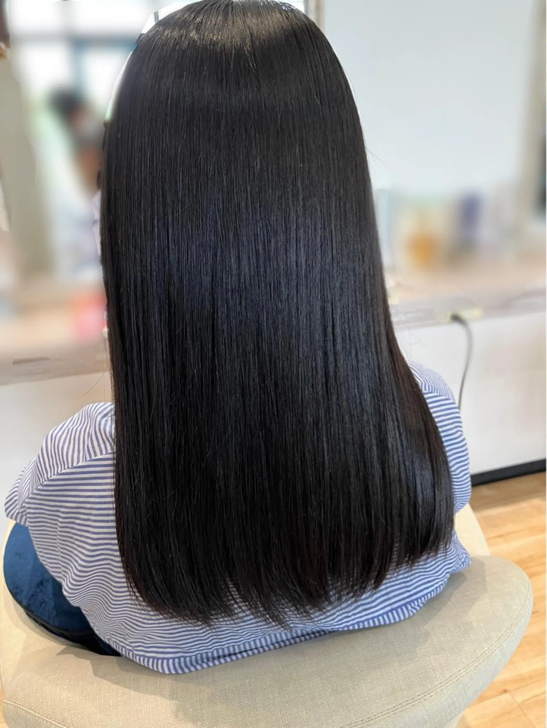 ロング 縮毛矯正 Atelier 大内のヘアスタイル