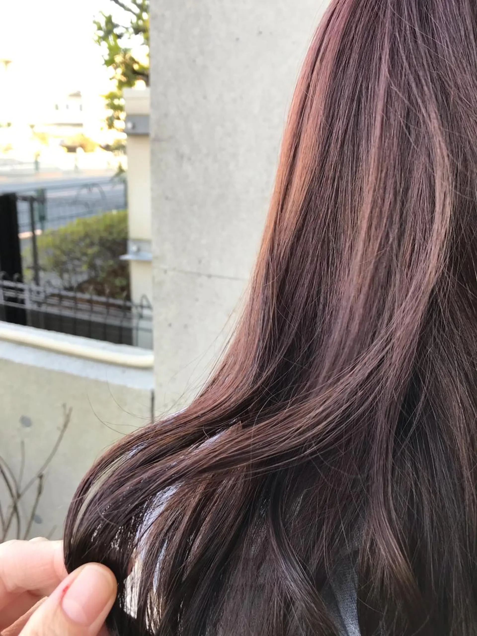 セミロング カラー ヘアアレンジ イルミナカラー ピンクカラー バイオレットカラー バイオレットピンク Satsuki ✂︎♡のヘアスタイル