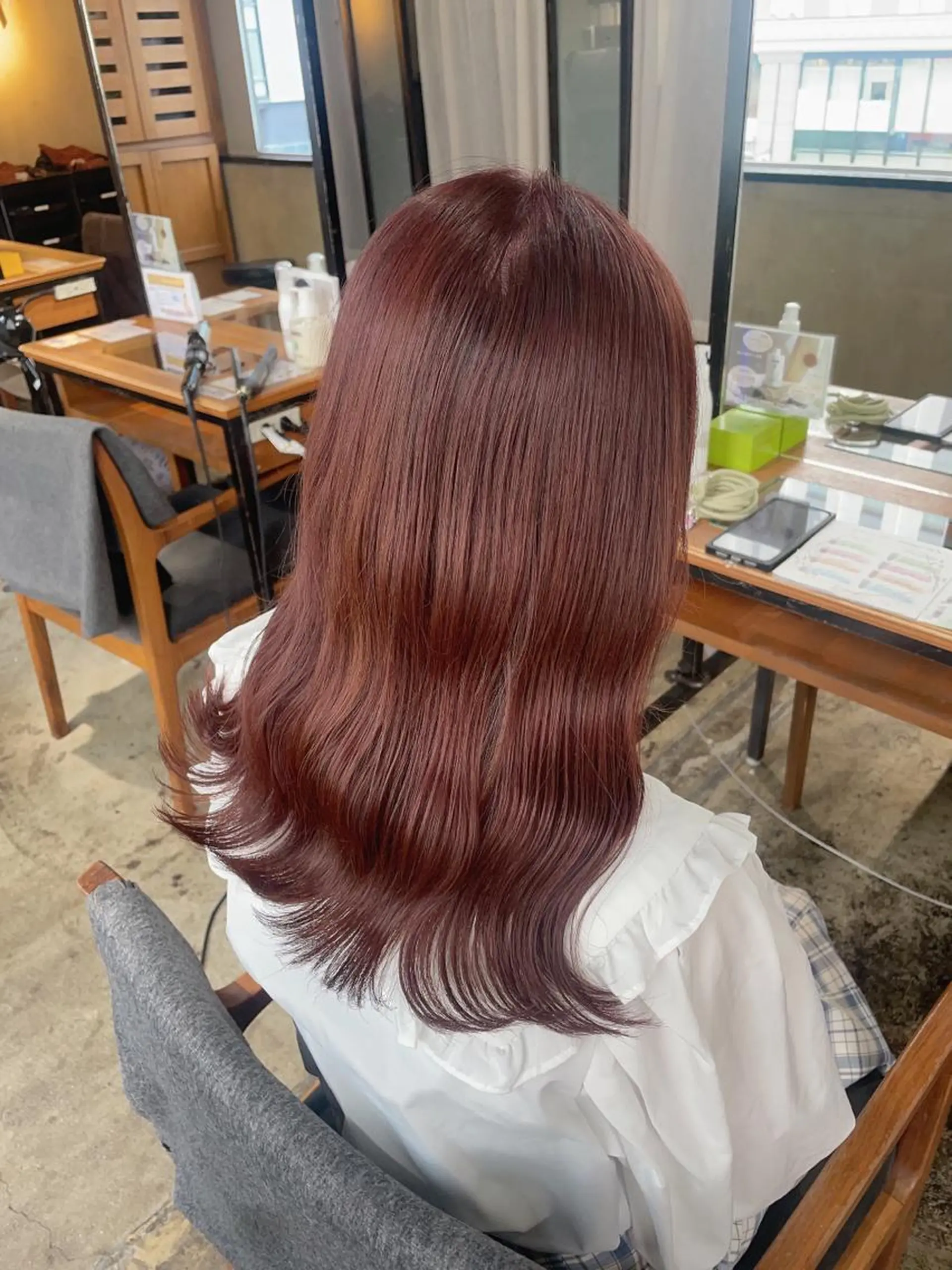 ロング カラー 梅田美容室 山崎海波のヘアスタイル