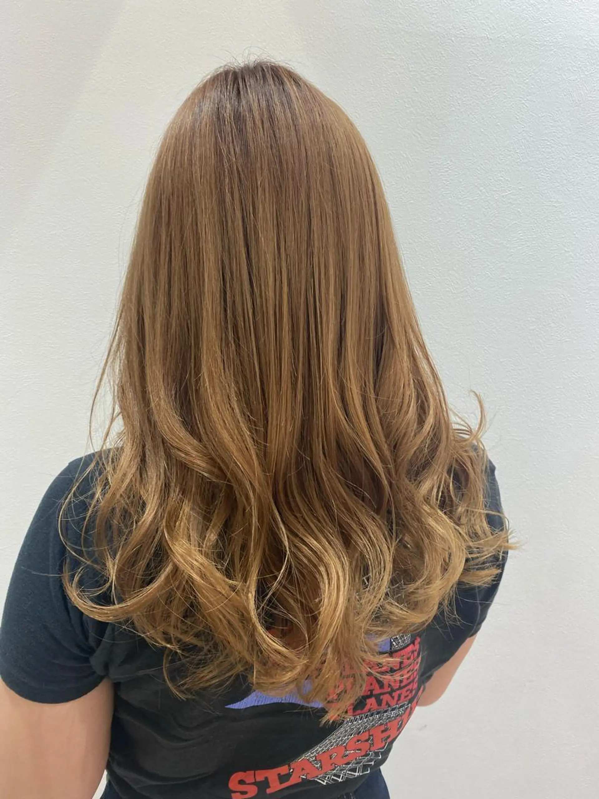 ロング 若山 敦のヘアスタイル