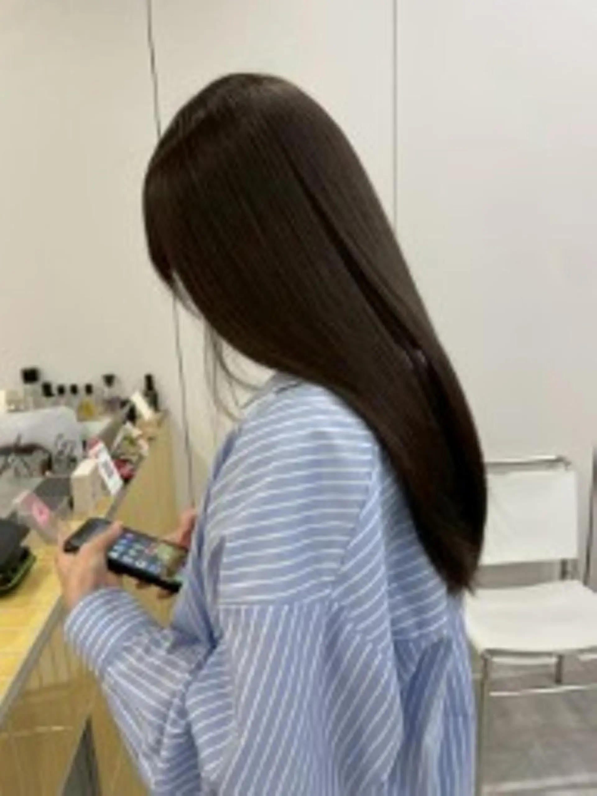 ミディアム カラー アディクシーカラー アッシュ バレイヤージュ ミストバング ブリーチ ヘアカラー トリートメント 初めでも安心🌟 newi町田✂のヘアスタイル
