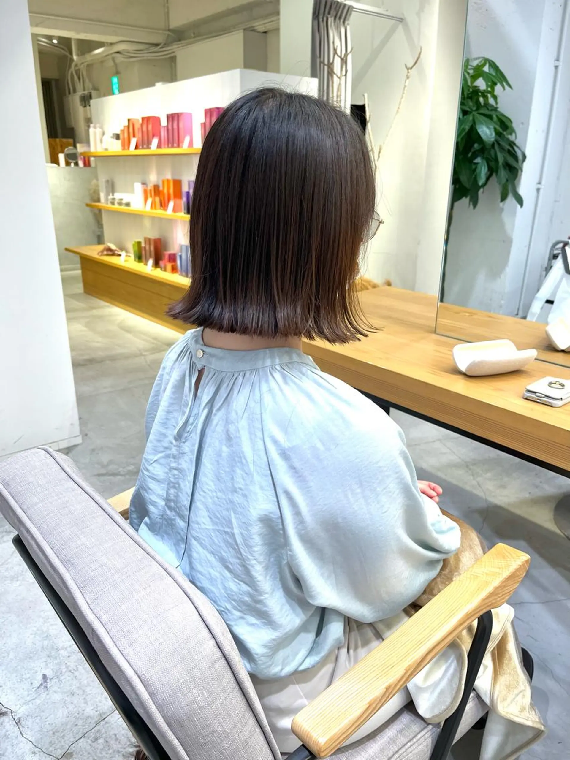 ミディアム カット ヘアカラー 宮永 瑞樹のヘアスタイル