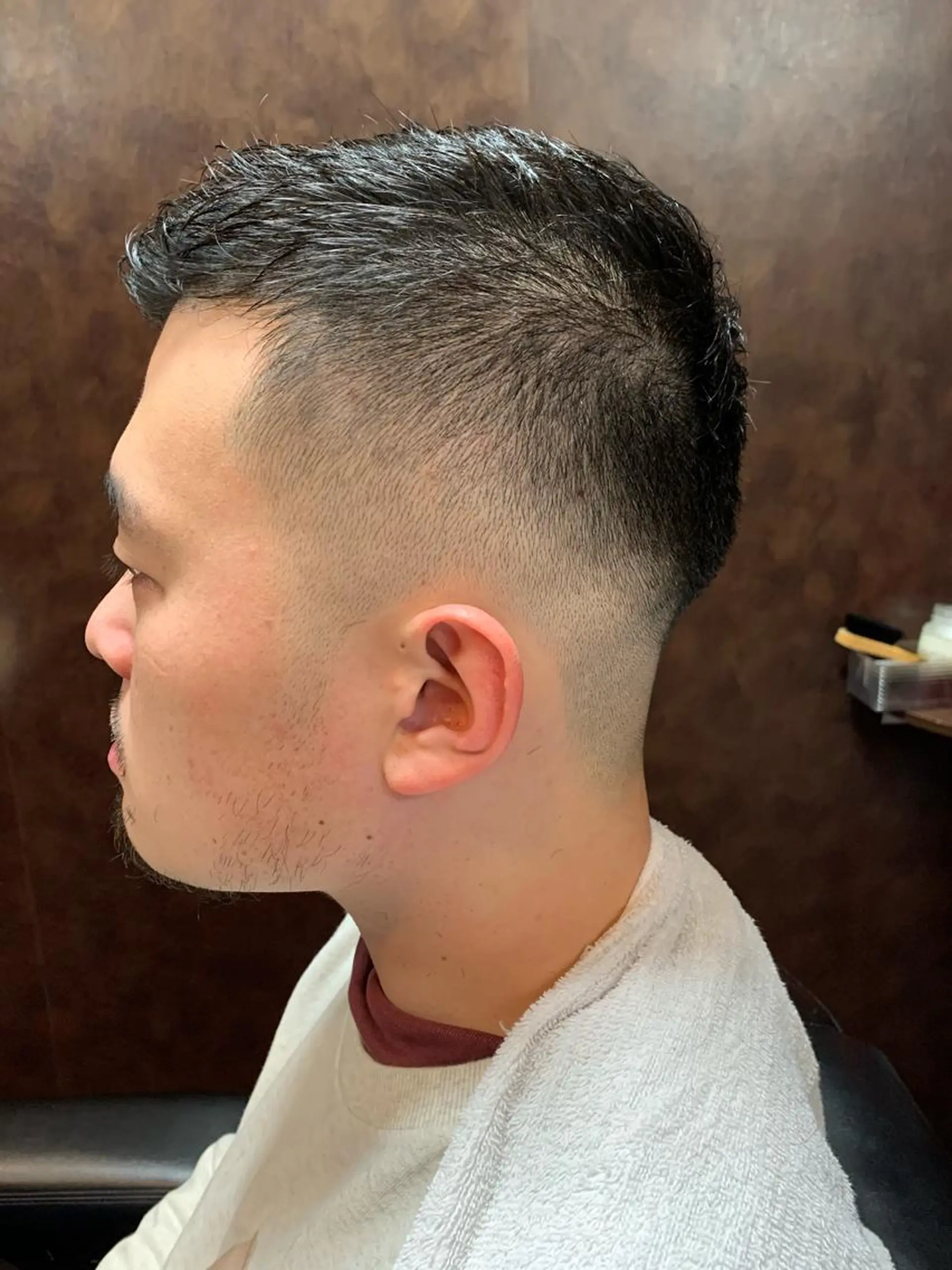 ショート メンズ フェードカット 羽木 隆徒のヘアスタイル