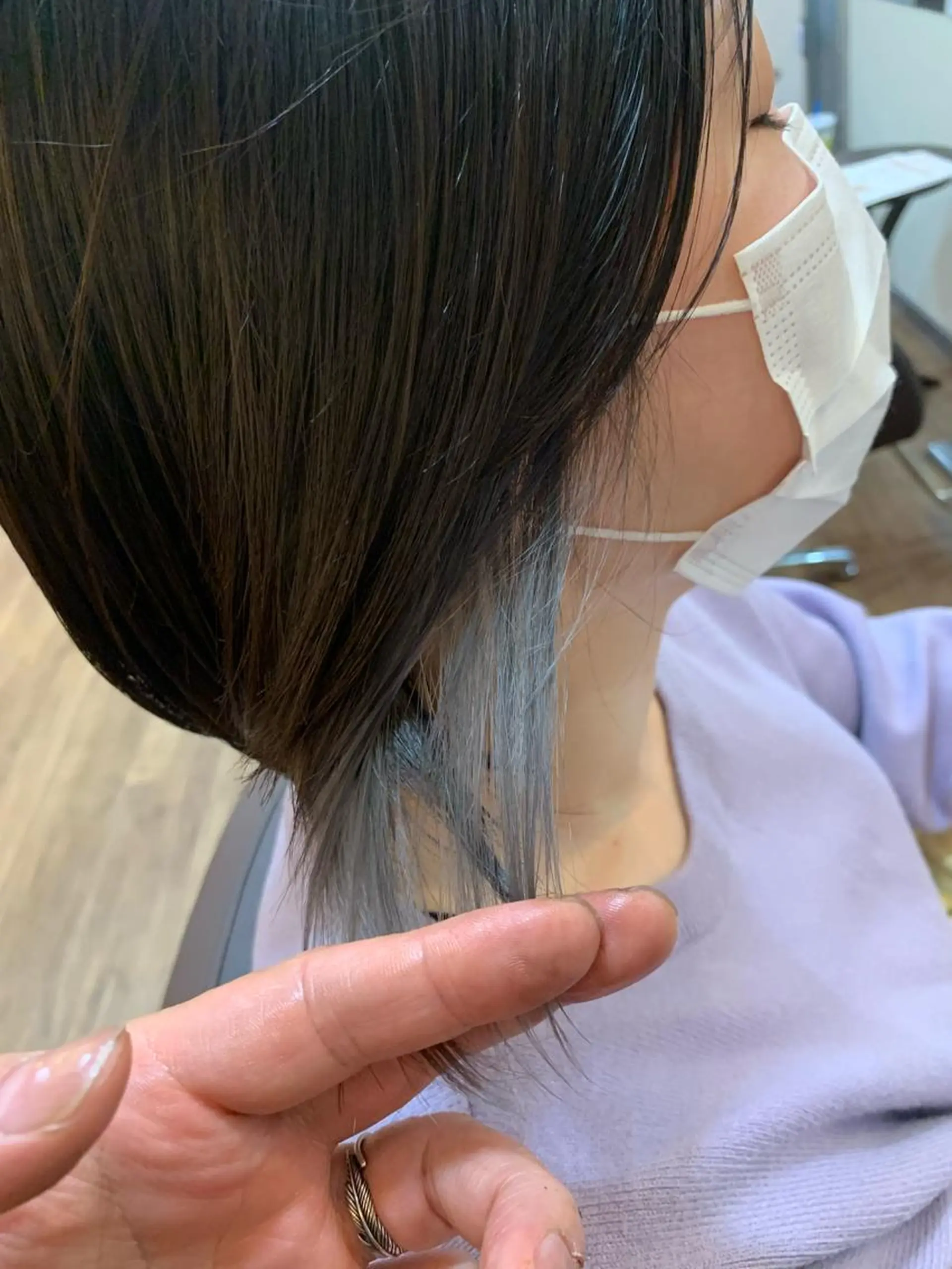 カラー ブリーチ ケアブリーチ インナーカラー カット ヘアカラー 溝口 和弘のヘアスタイル