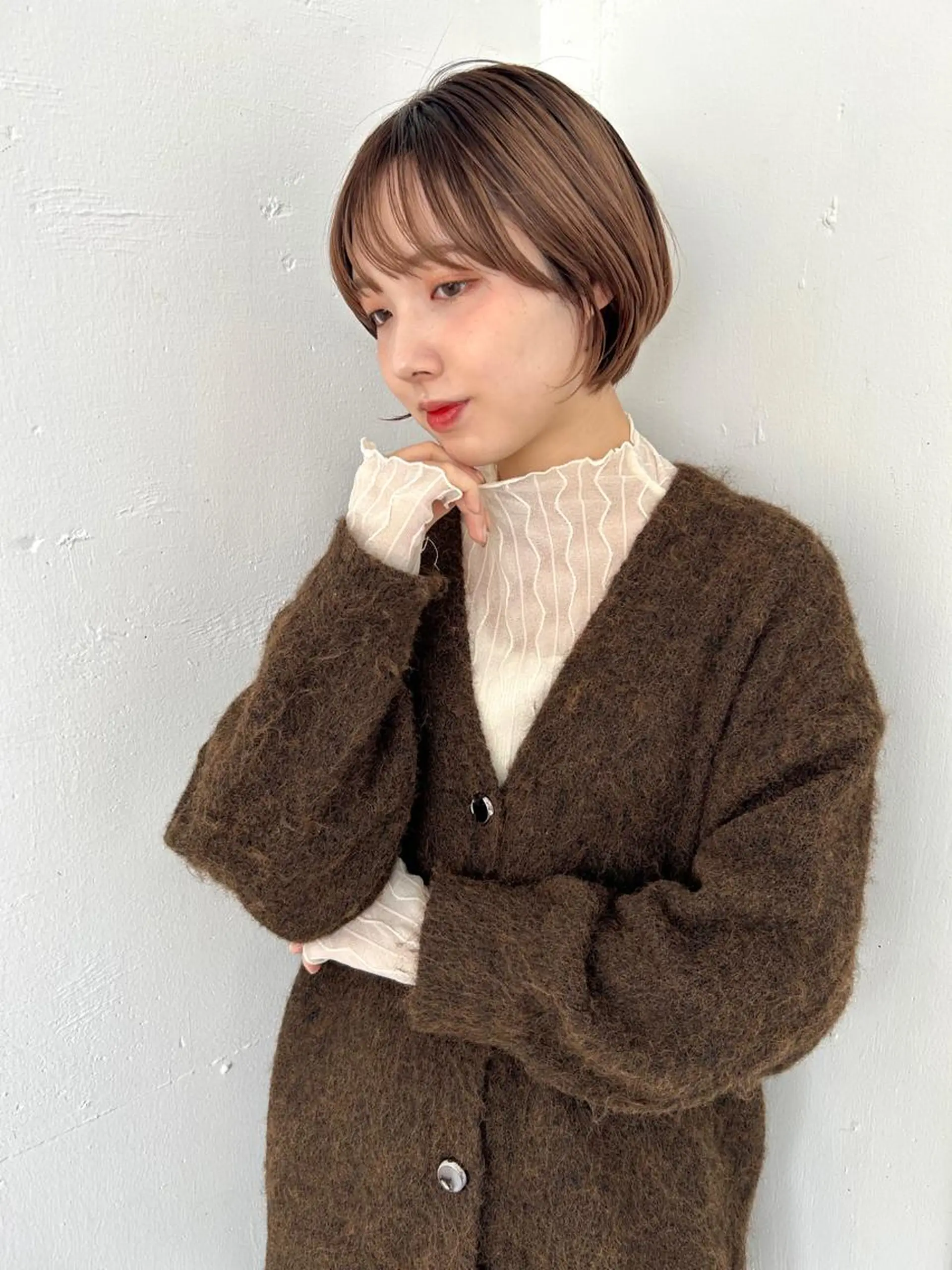 ショート カラー 一ノ瀬 暁のヘアスタイル