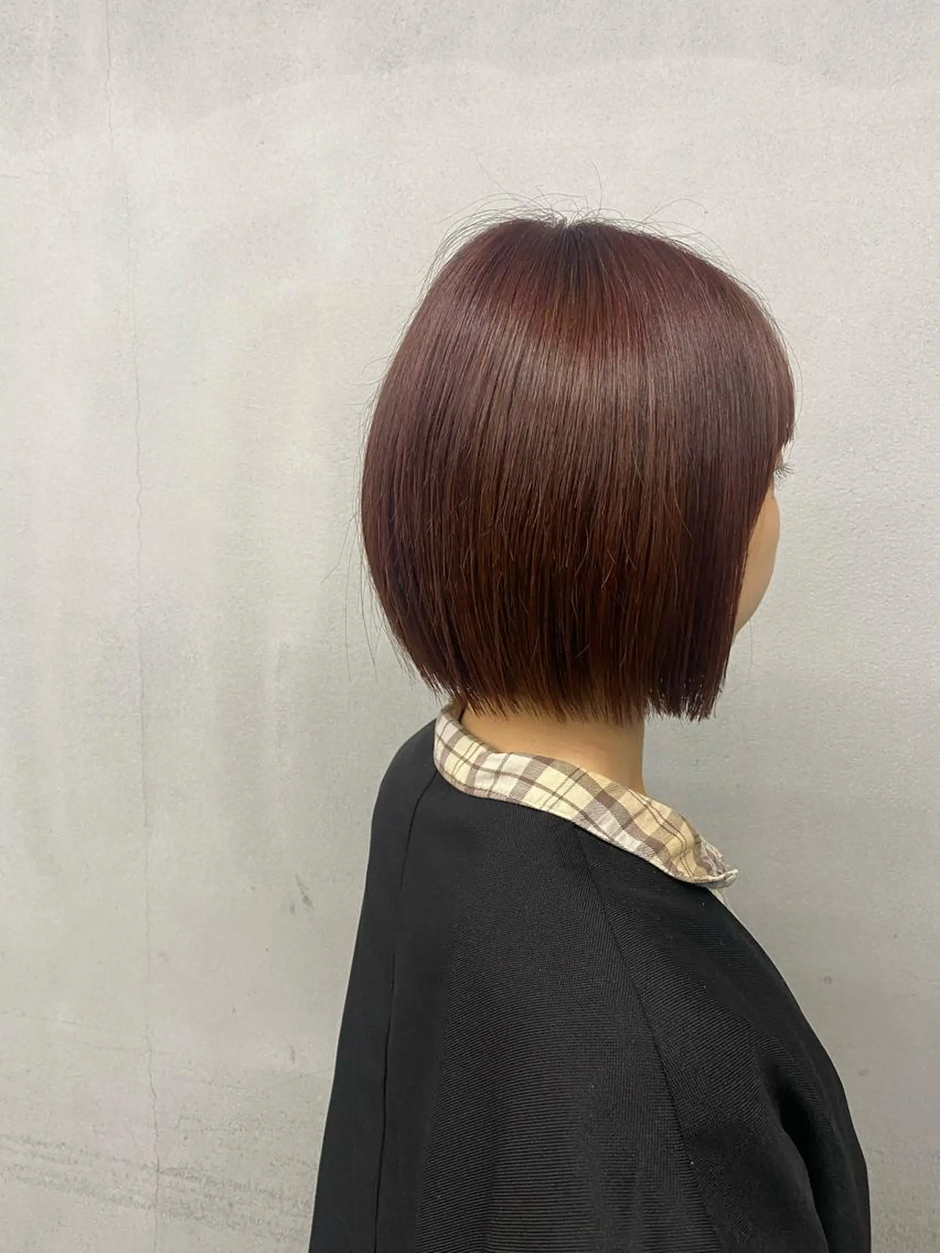 ショート カラー レッドカラー ボブ カット ヘアカラー #tag 佐藤璃美のヘアスタイル