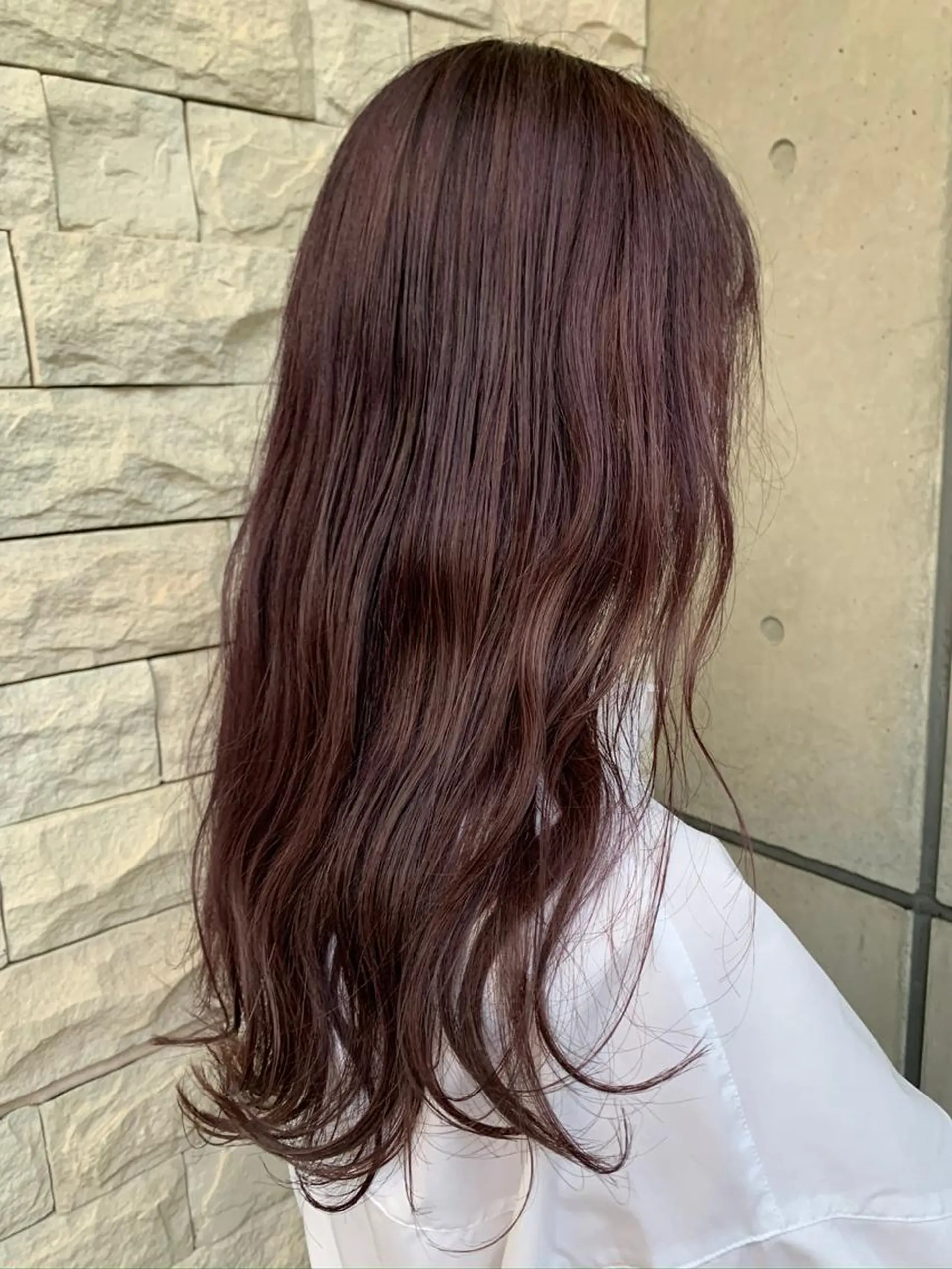 セミロング カラー ブラウンカラー カシス カット ヘアカラー トリートメント 卒業式受付中🌻 肥田亜沙美のその他イメージ