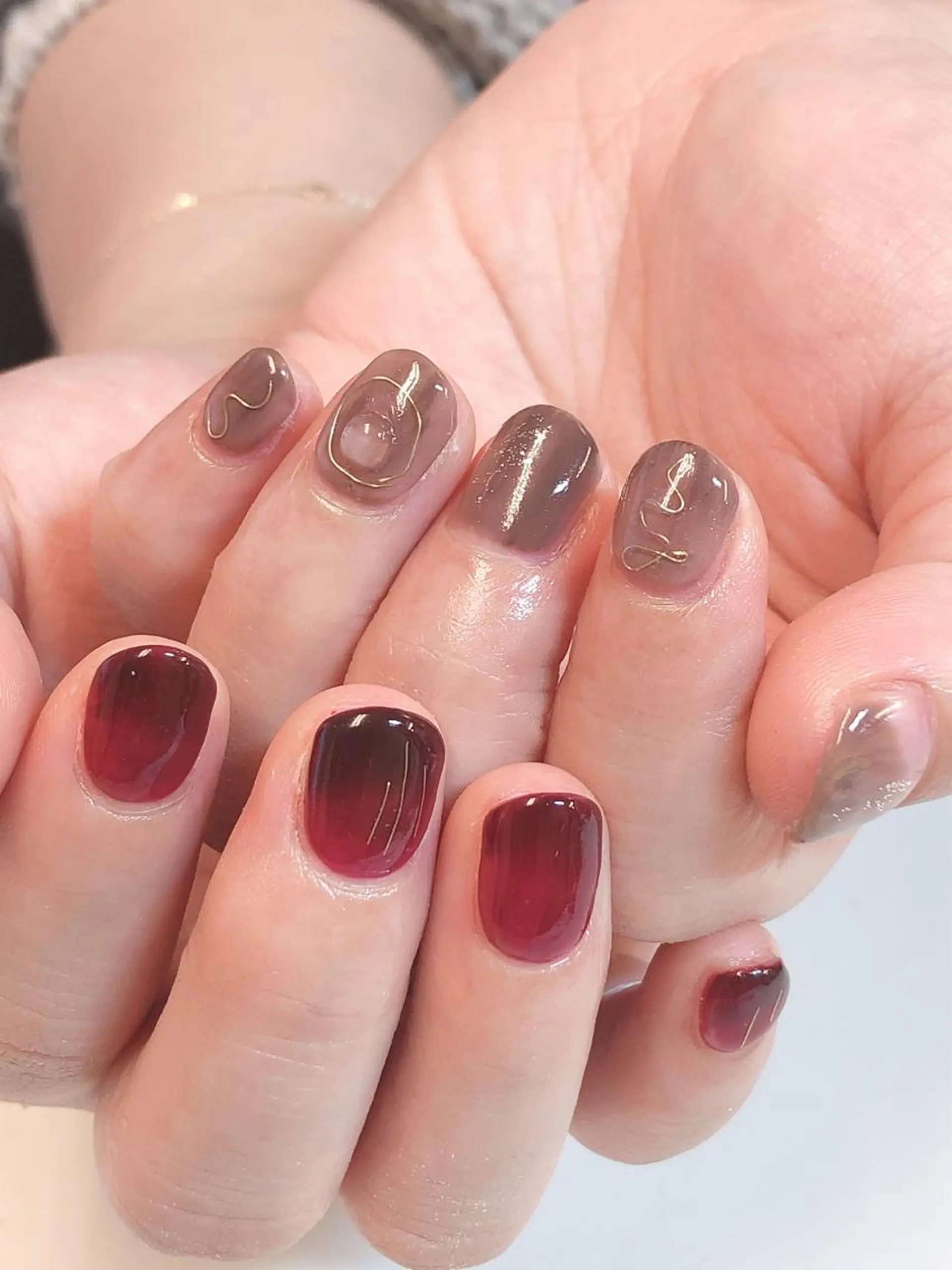 ネイル アートネイル ニュアンスネイル KIREIE NAILSのネイルデザイン