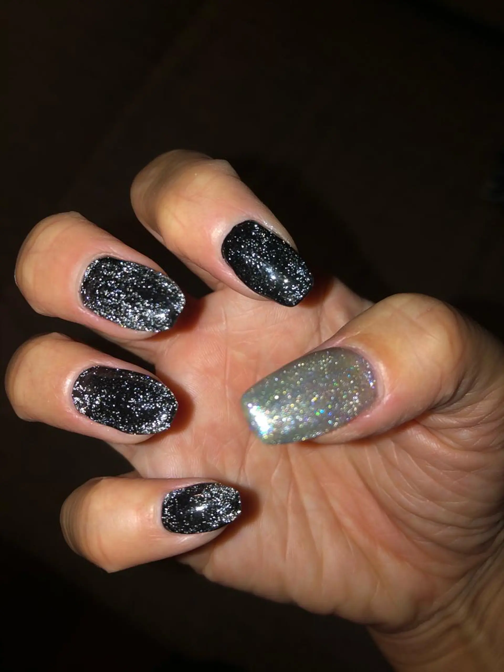 ネイル 入学式 フラッシュネイル フレンチネイル 卒業式 ラメ(グリッター) H3 hitoのネイルデザイン