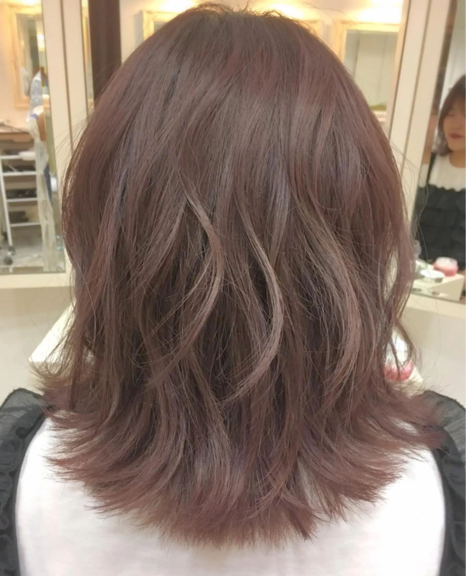 ミディアム カラー ピンクカラー お気軽にどうぞ ✩☪︎⋆｡IZUMIのヘアスタイル